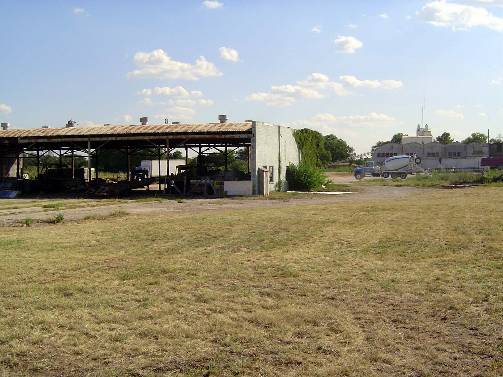 What's left at the site.