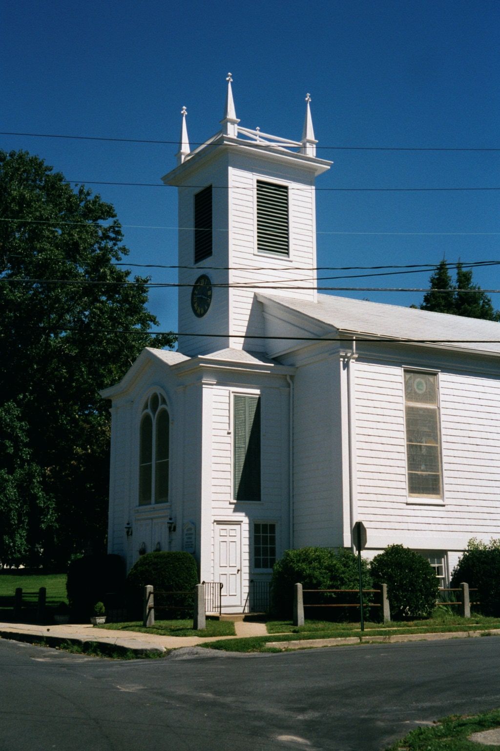 First town: Orient, four miles from the ferry. Can you guess the denomination?