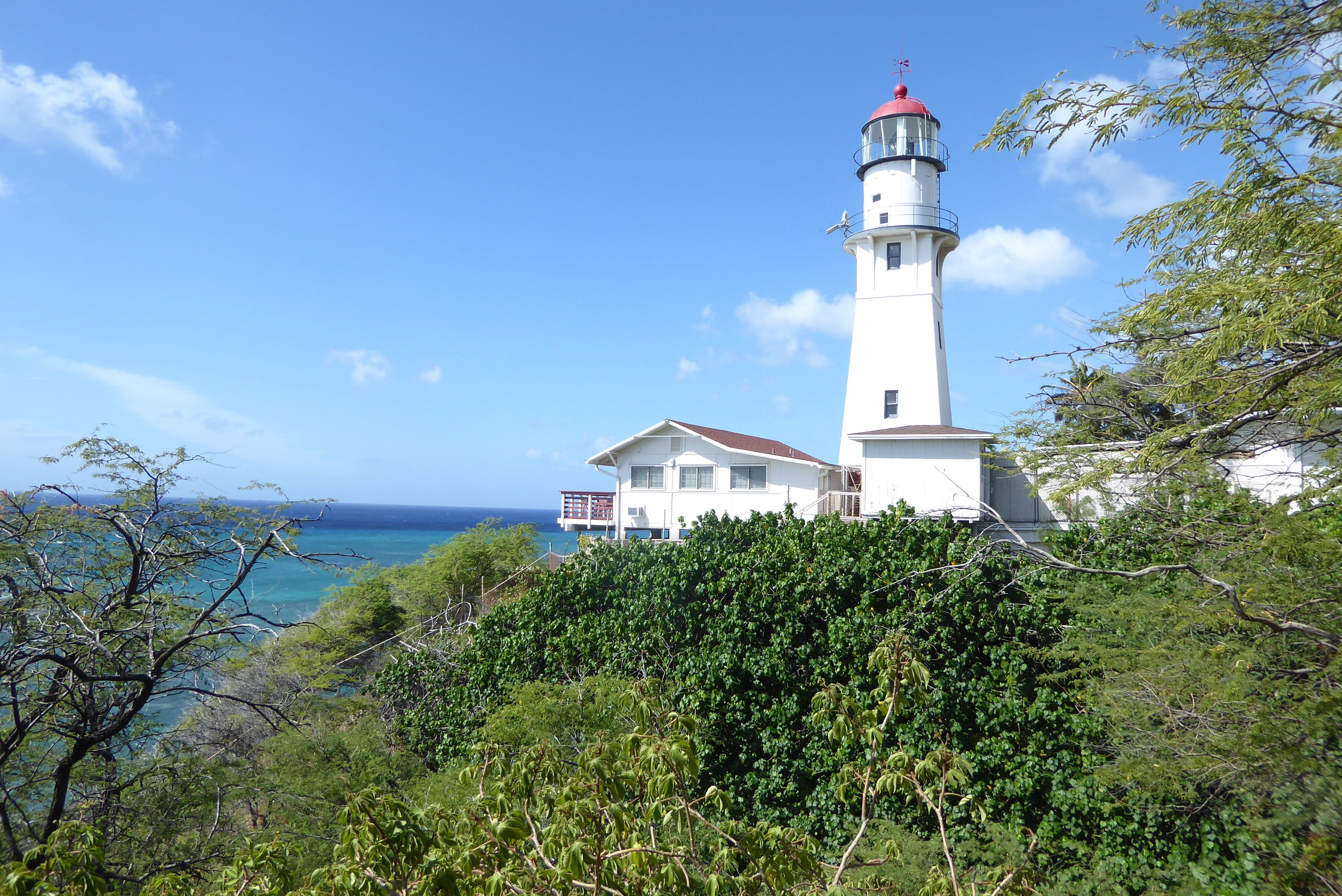 The Diamond Head Lighthouse, built originally in 1899 and replaced after 1916.