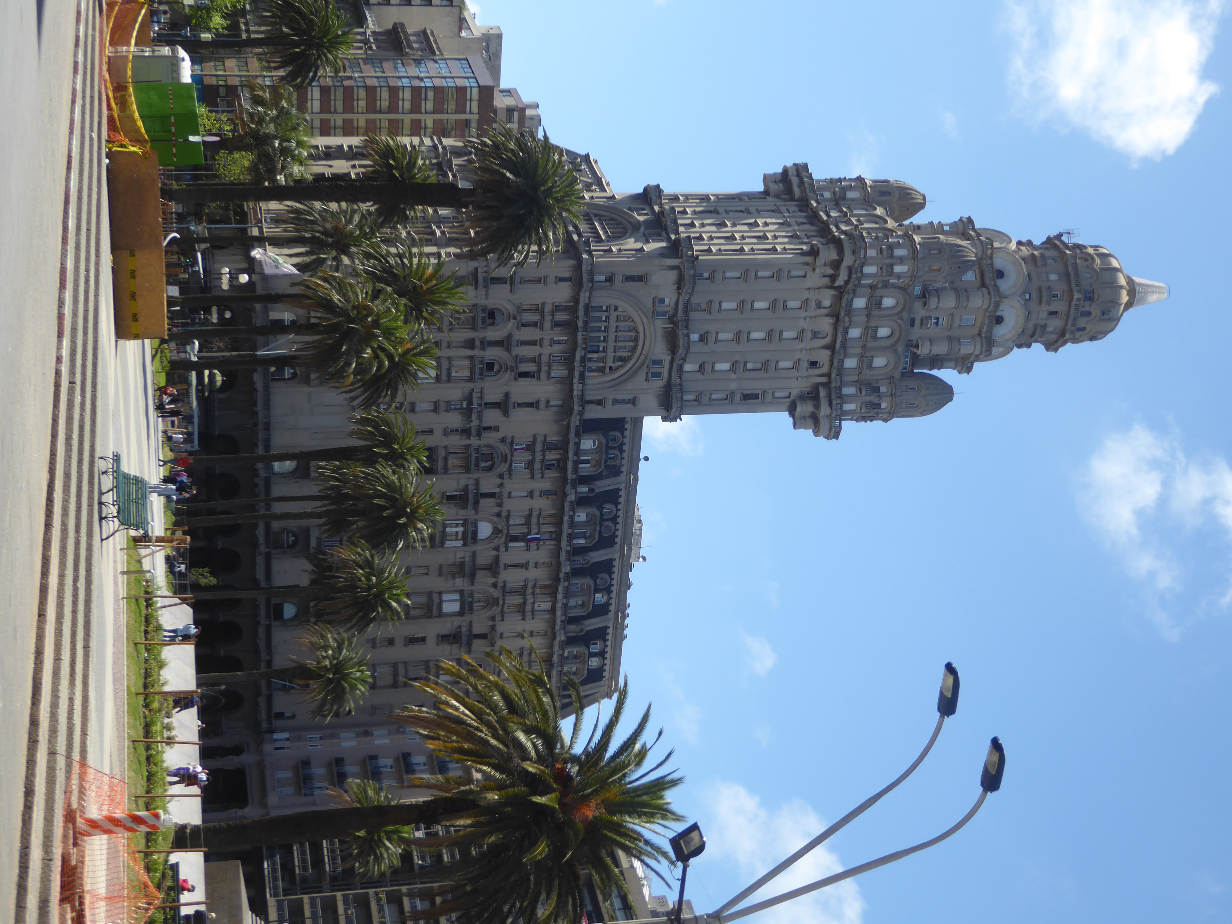 The east end of the square also has this landmark, the Palacio Salvo, named for another immigrant who prospered. It was designed by Mario Pa