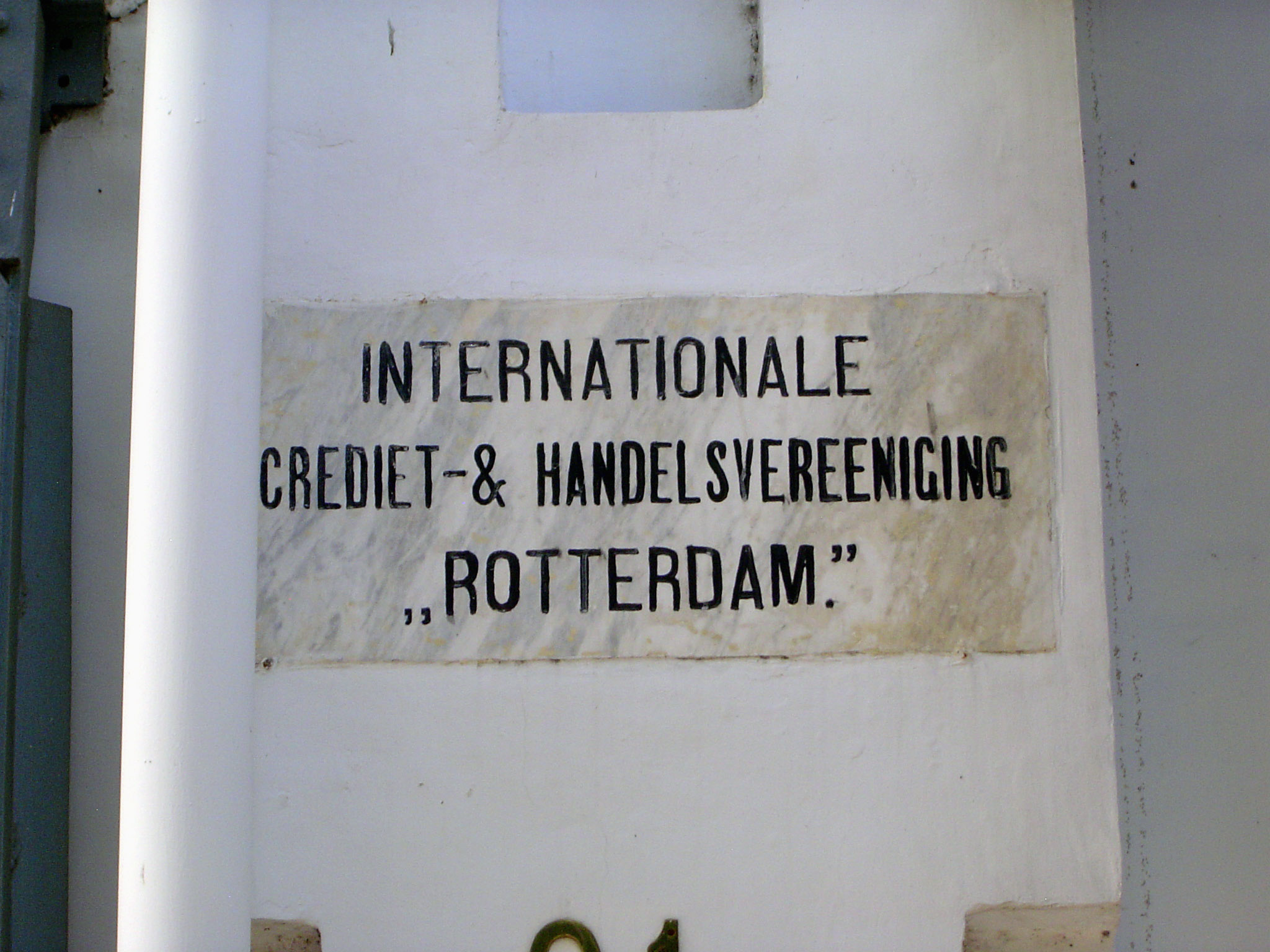 The Dutch established banks, too, like this one from 1863, the Rotterdam-based International Credit and Trading Association. Despite its nam