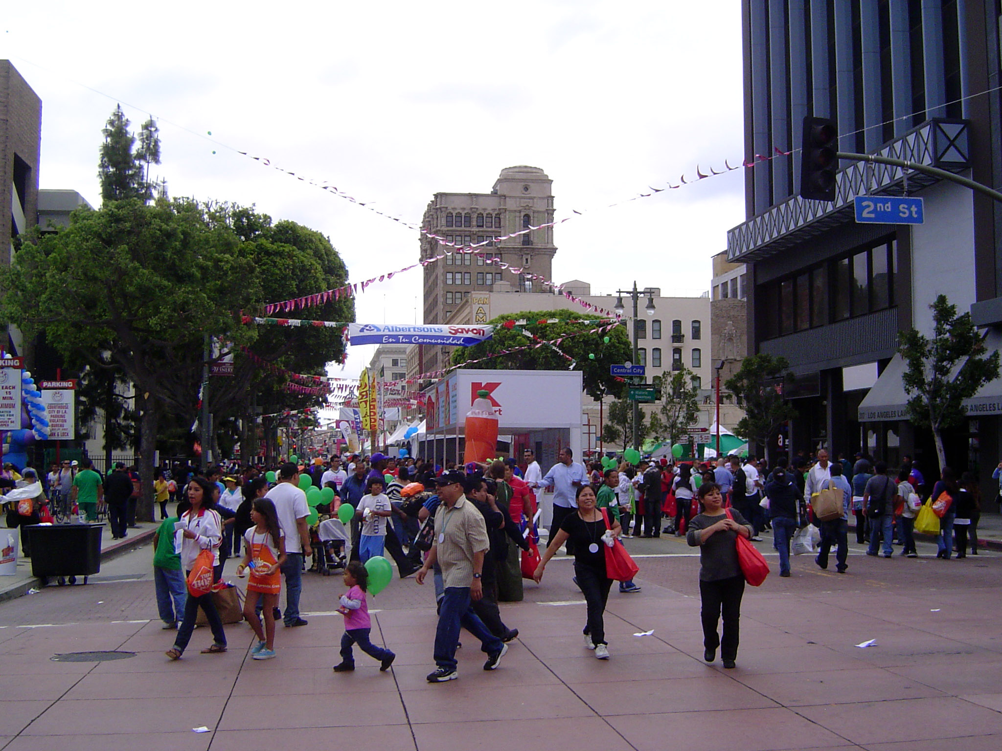 Plenty of people were downtown on May 8th for Fiesta Broadway, which promoters called the "largest Cinco De Mayo celebration in the world."