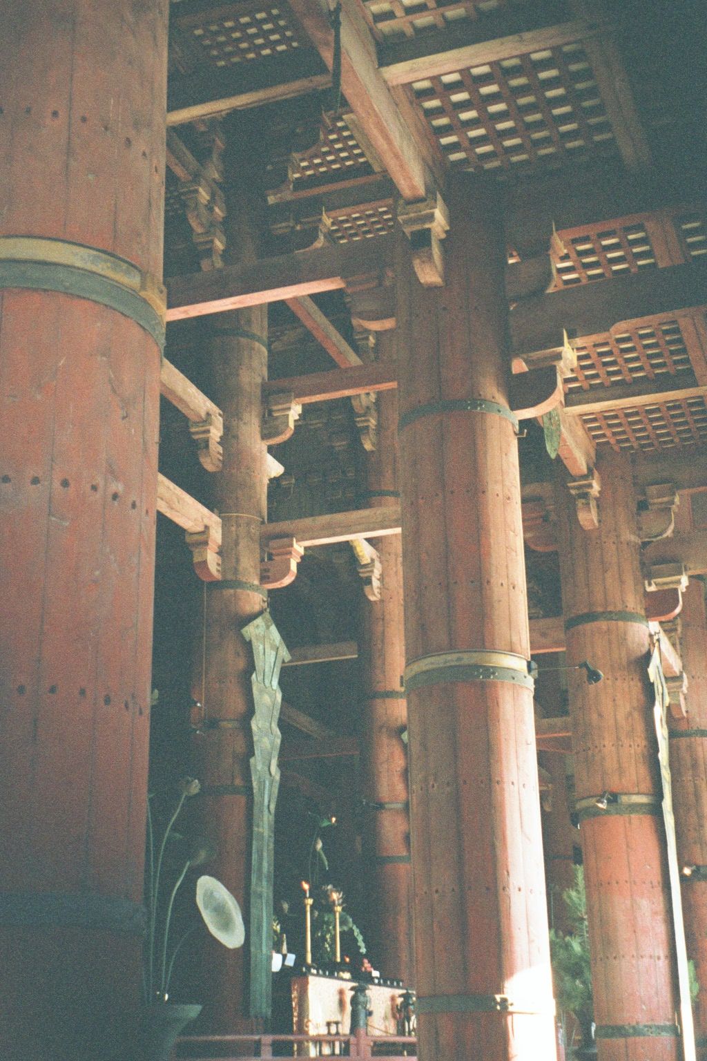 Pillars, beams, purlins.