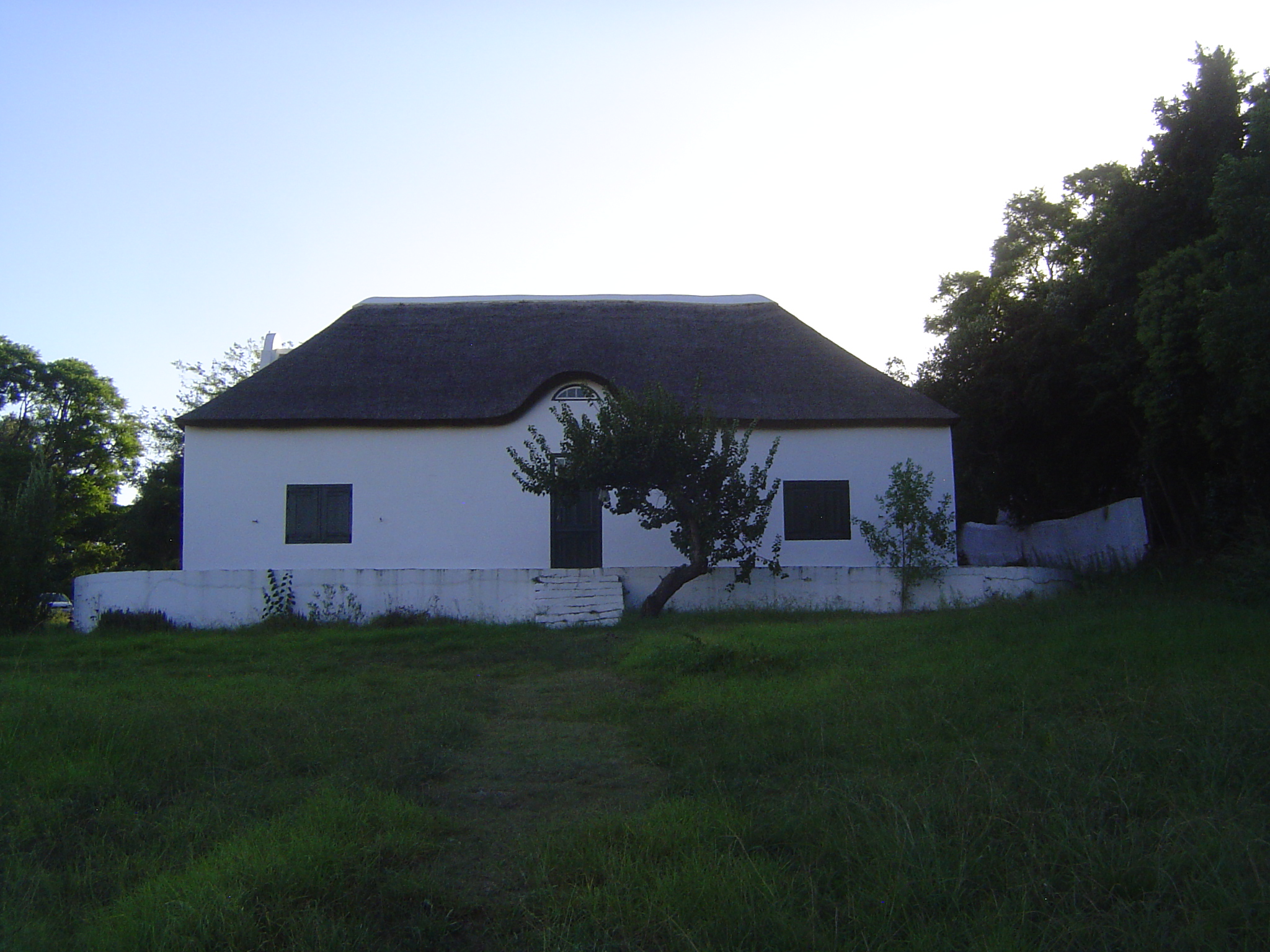 Its east facade suggests that the original occupants weren't much interested in the scenery.