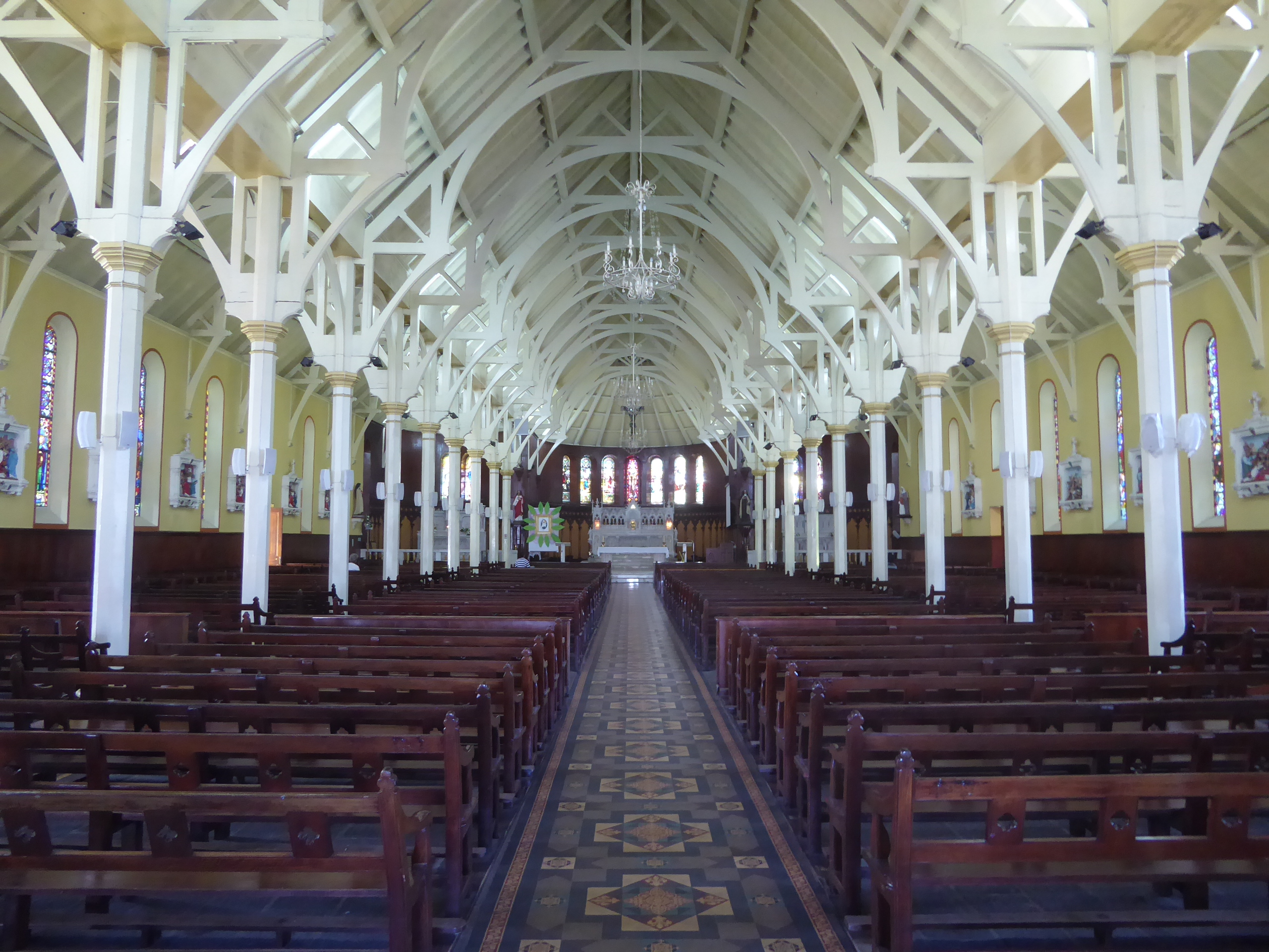 Definitely a church built for warm weather.