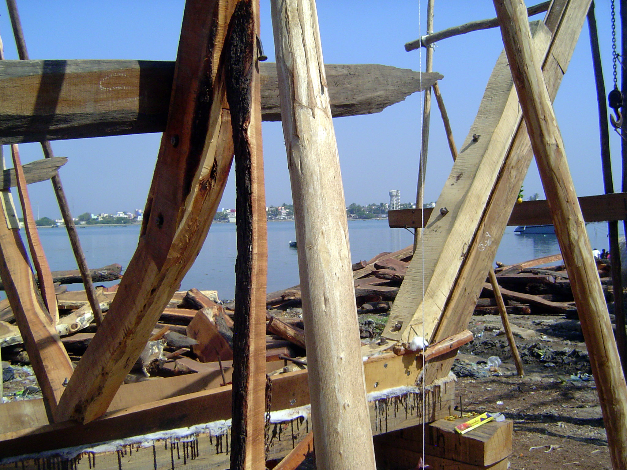 For one thing, the ships built here are now held together with steel bolts. Cheating, the Zanzibaris might say.
