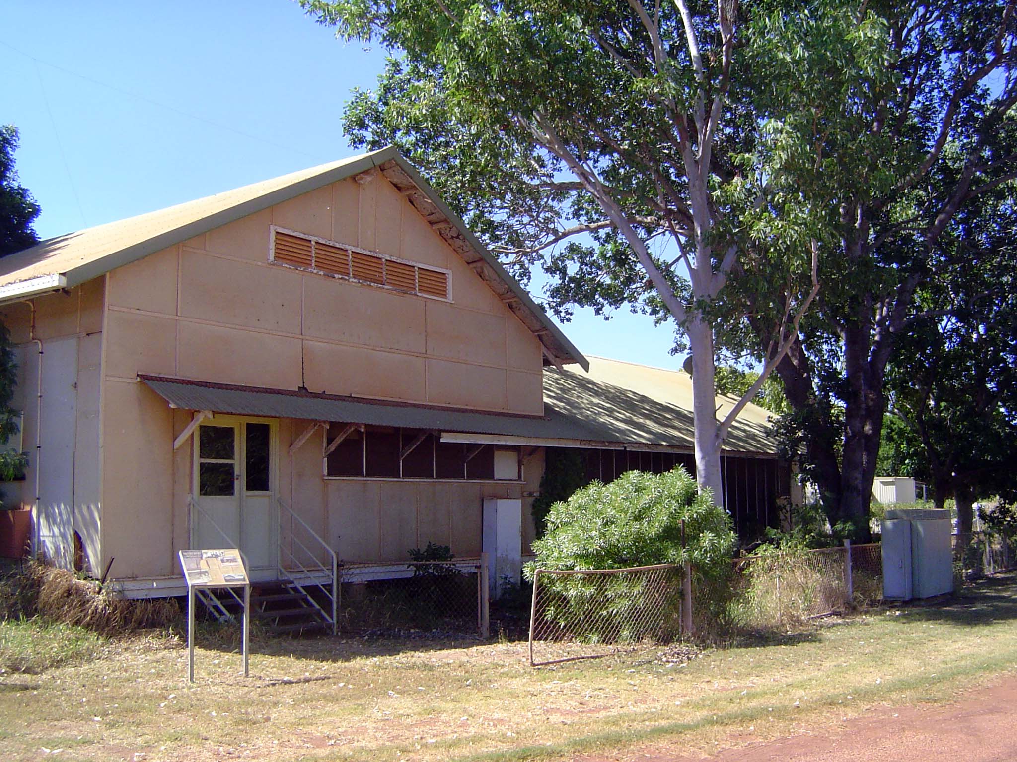 Abandoned police station.