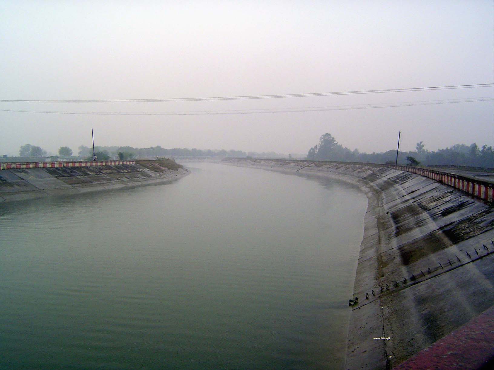 A new canal fed into it.