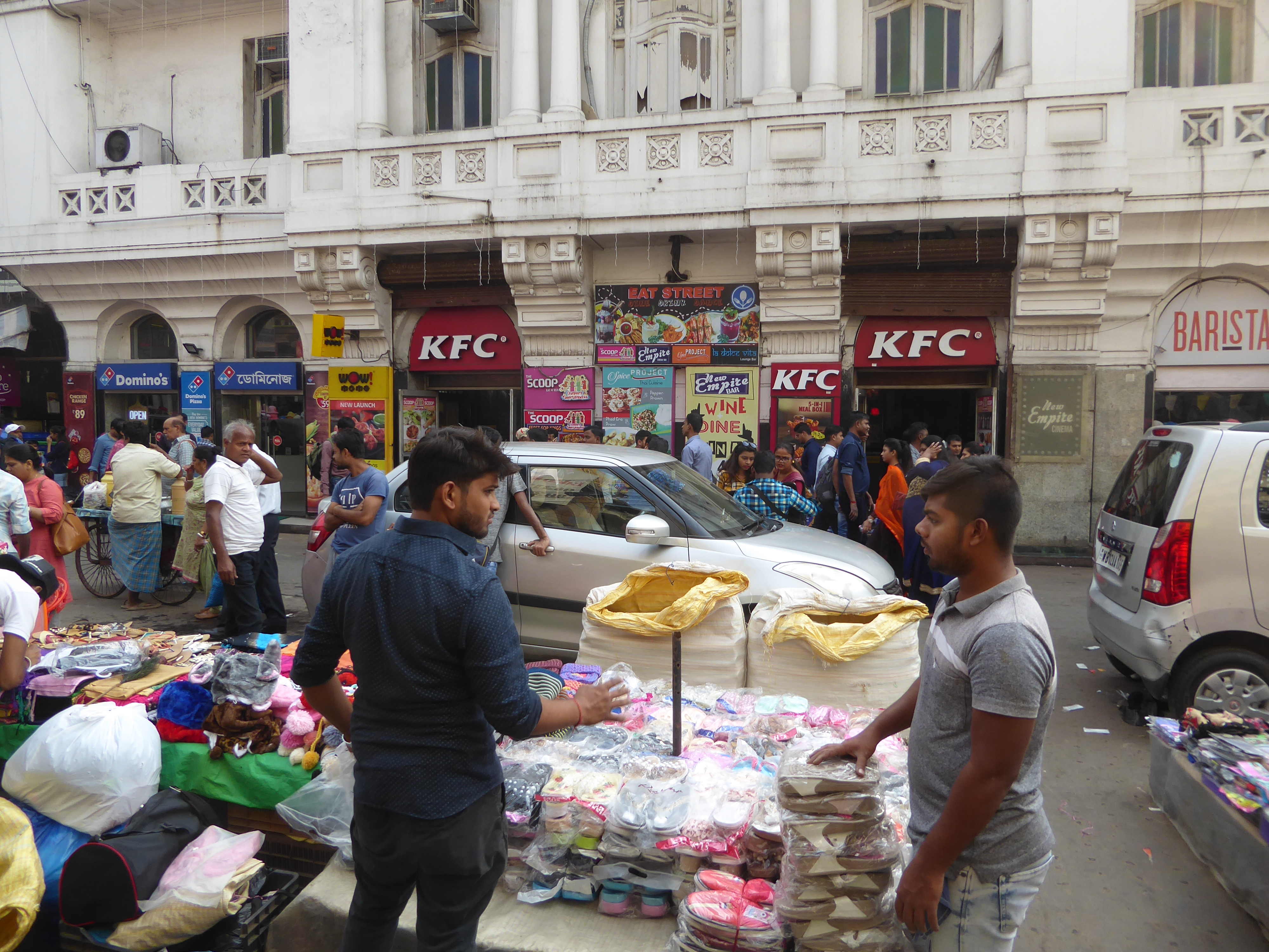 With the end of British rule, the market's stock of imported goods fell sharply, but in recent decades imported goods have come back and bee