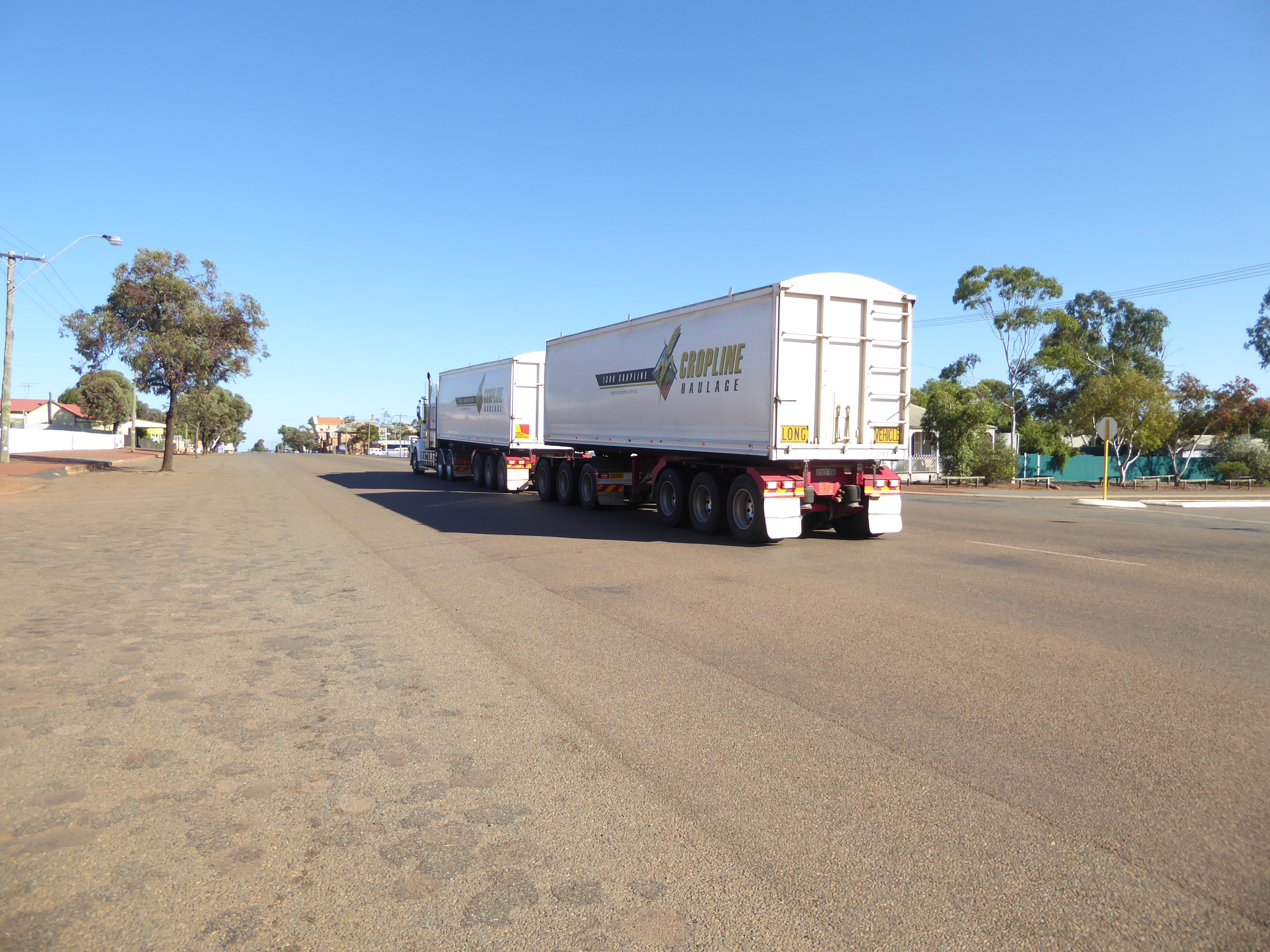 To satisfy residents of means, you have to keep stuff coming. Most comes by truck.
