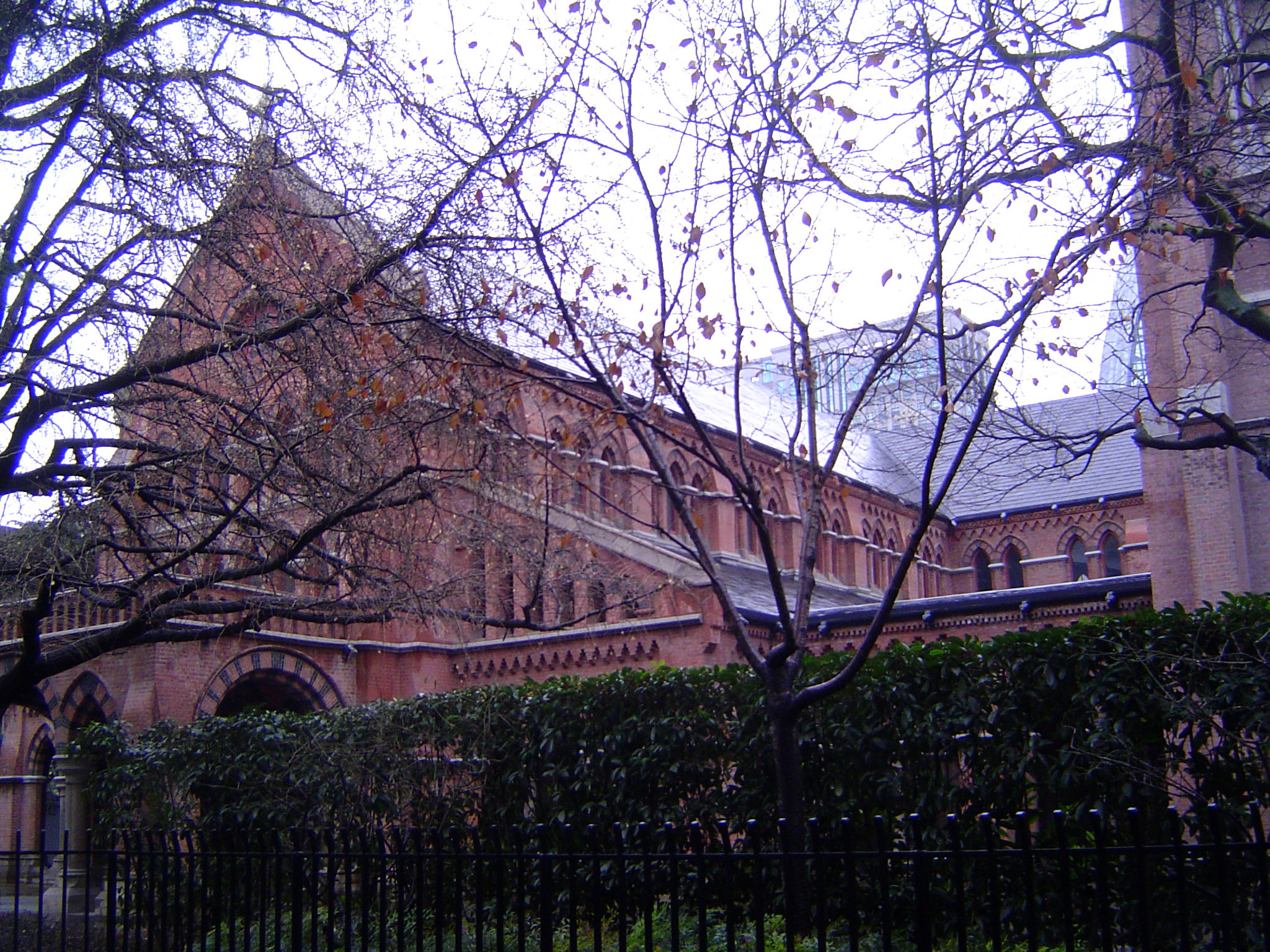 The Anglican Holy Trinity Cathedral of the Diocese of North China was built in the 1860s to a design by the eminent George Gilbert Scott. Co