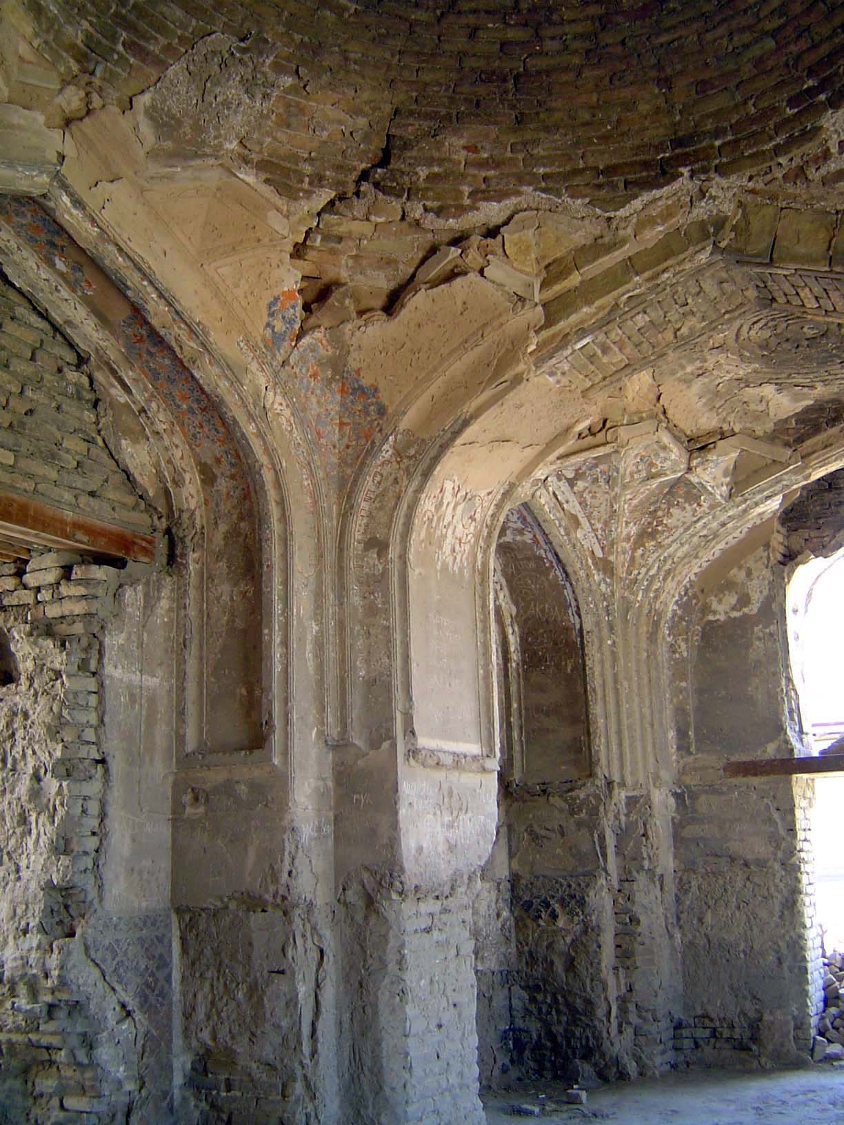 Base of the now-vanished cylinder.