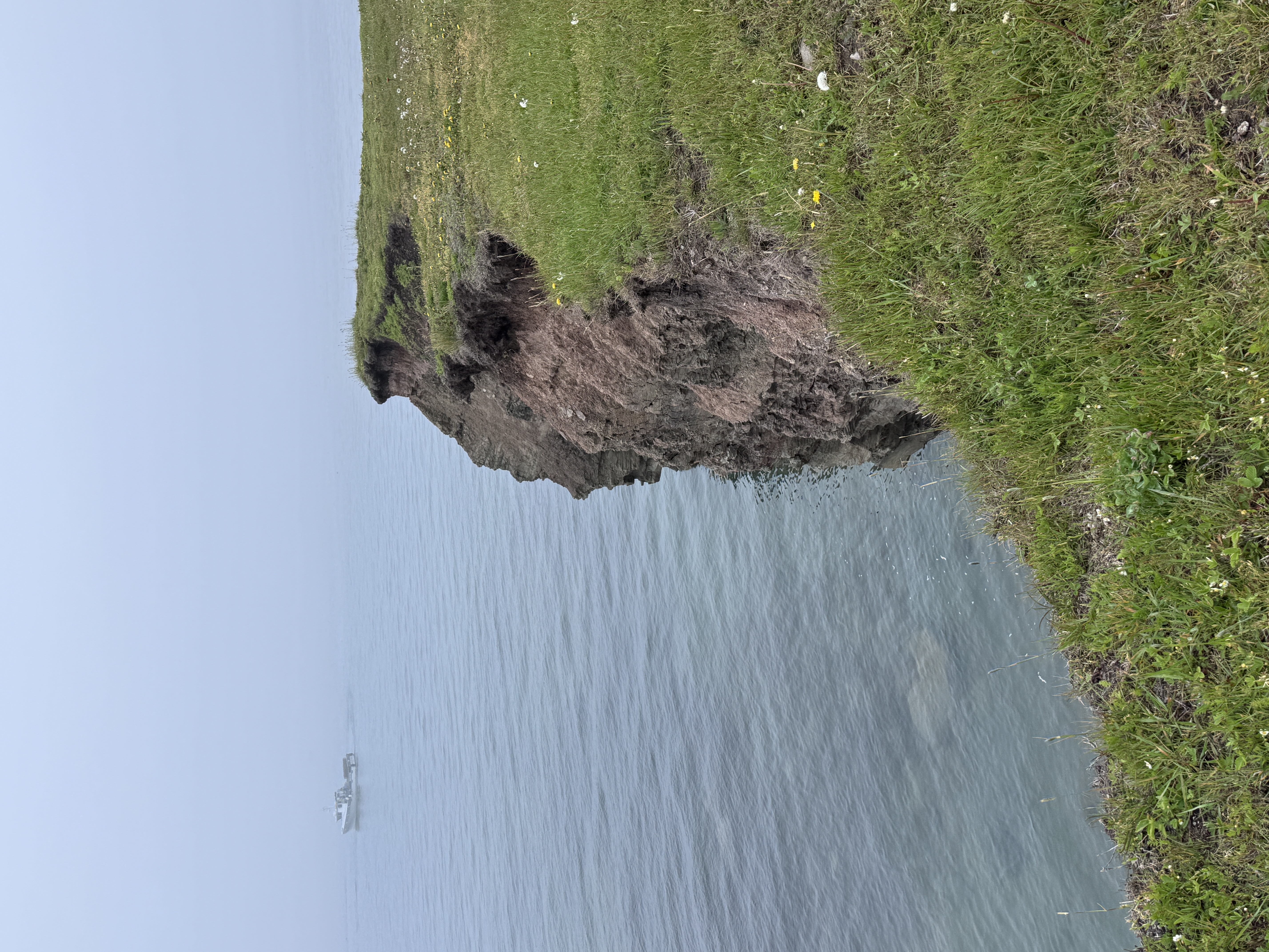 Wandering around, it's hard to miss the brooding aura of the coast.  Signs warning you to stay back from the cliff?  You're kidding, right?