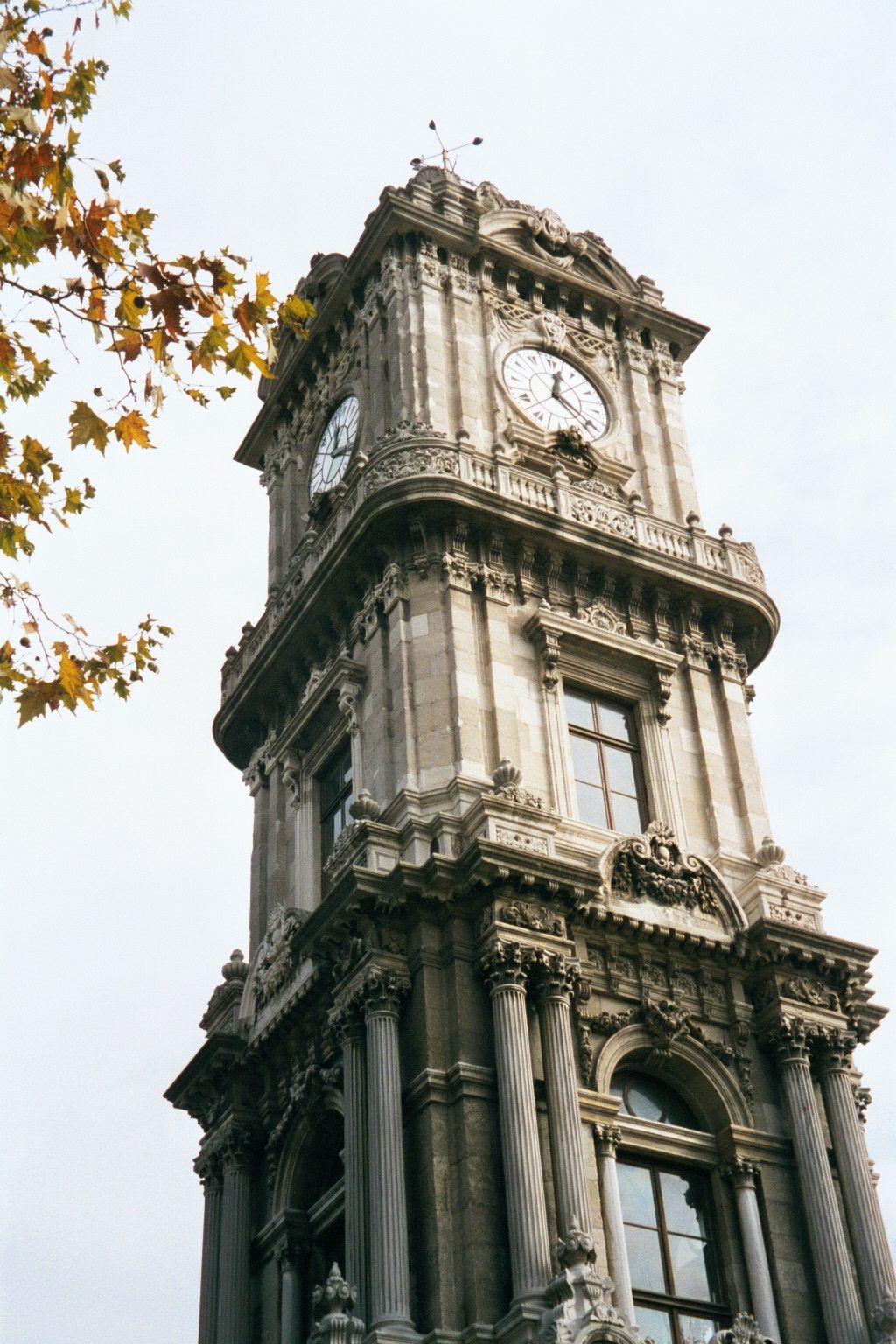 Abdul Hamid littered his empire with clocktowers. Here's the one installed at Dolmabahce in 1895.