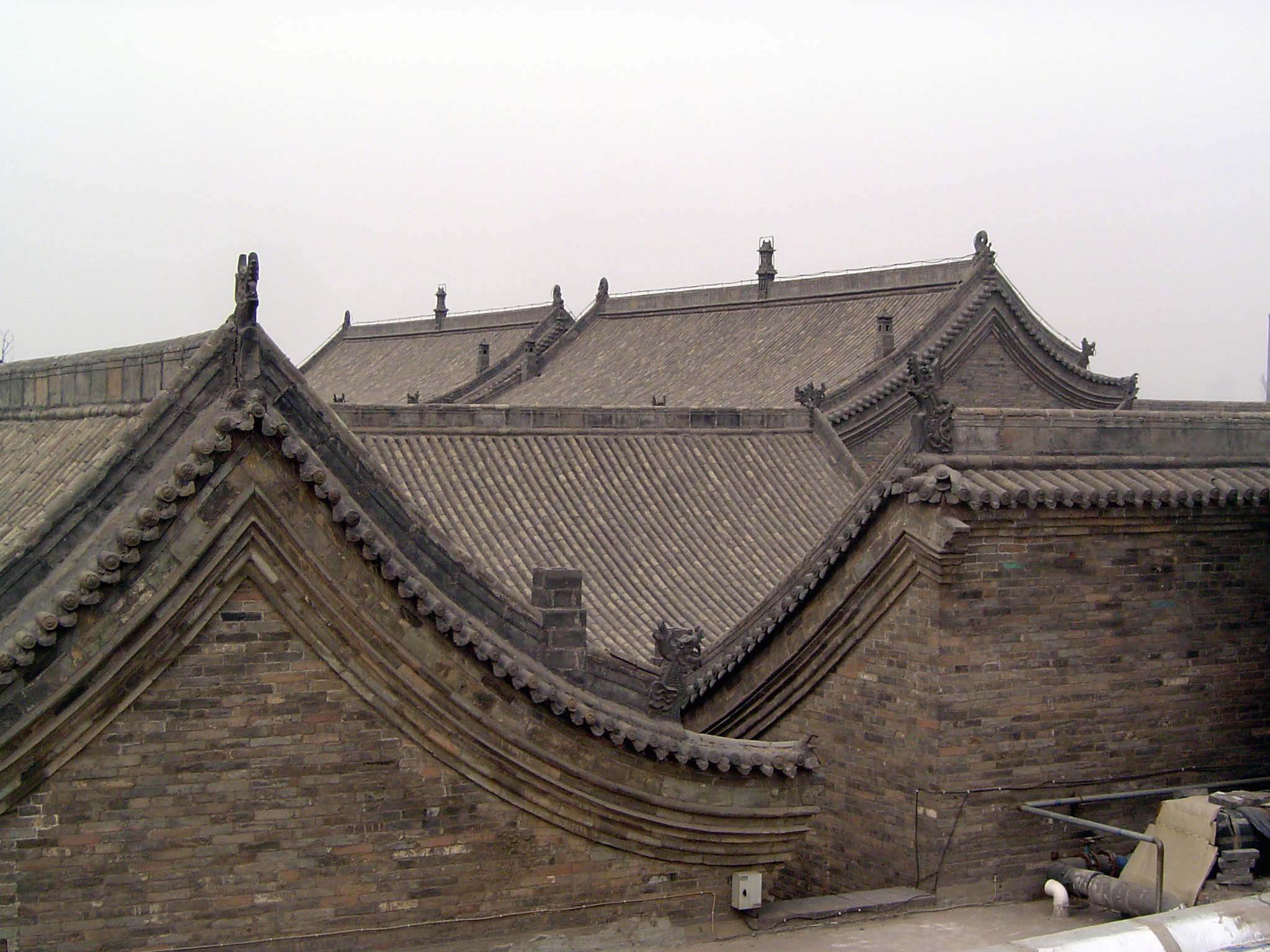 Roofs.