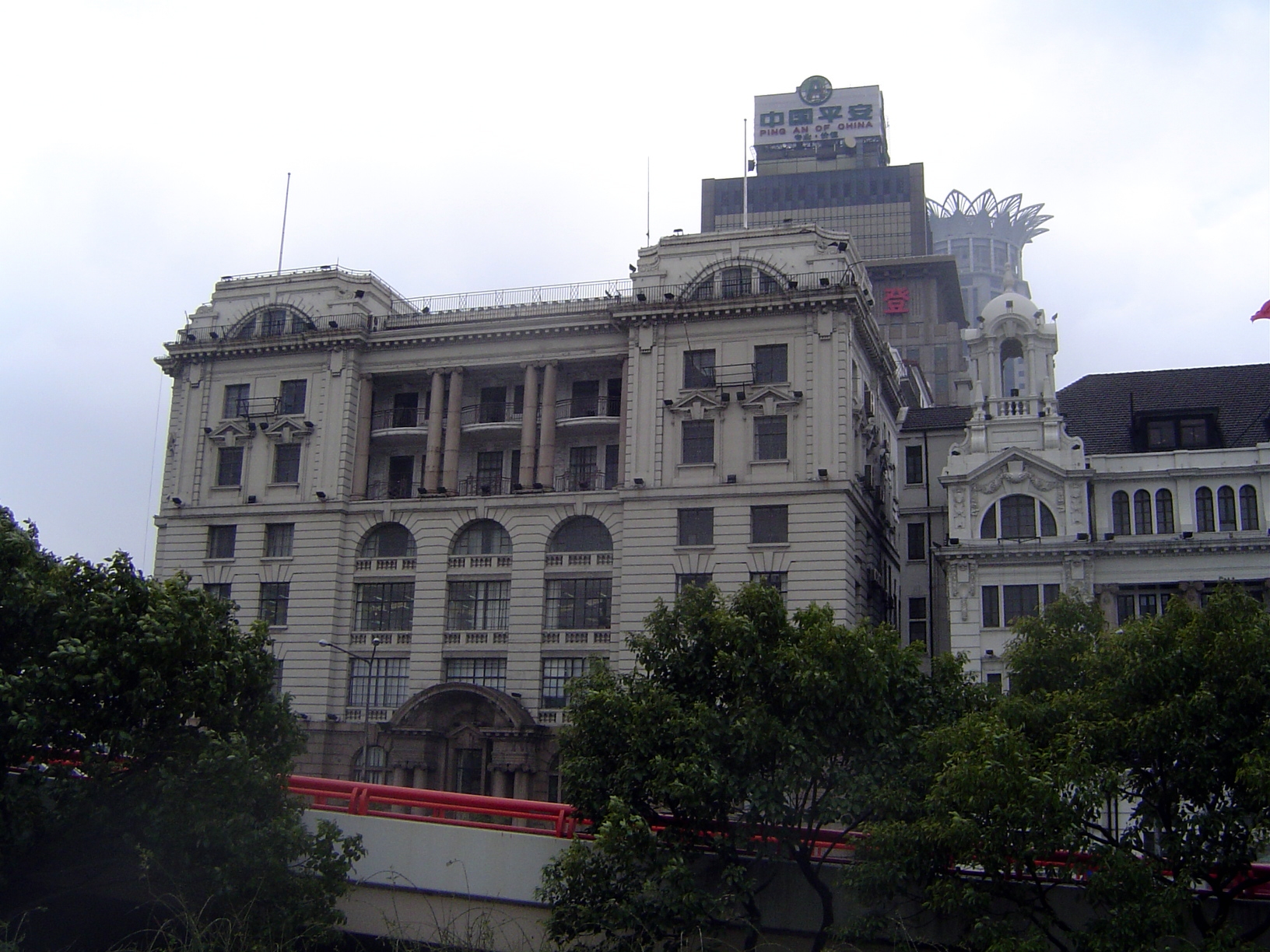 The McBain Building, built by George McBain as a combination office and apartment building, housed for many years the North China office of