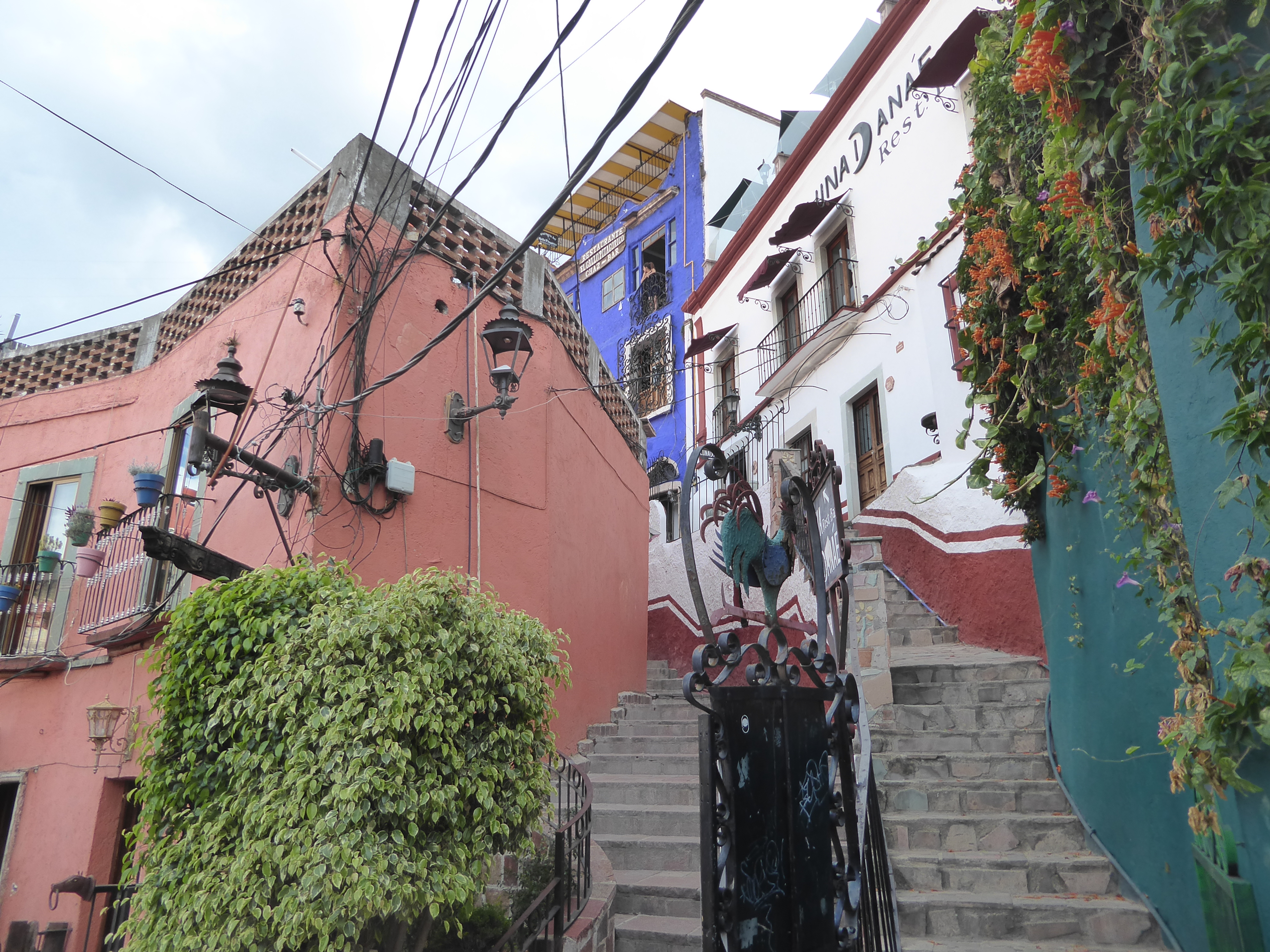 Most people in Guanajuato lived upstairs. A lot of stairs. It's a major impediment for the frail, especially those in wheelchairs.