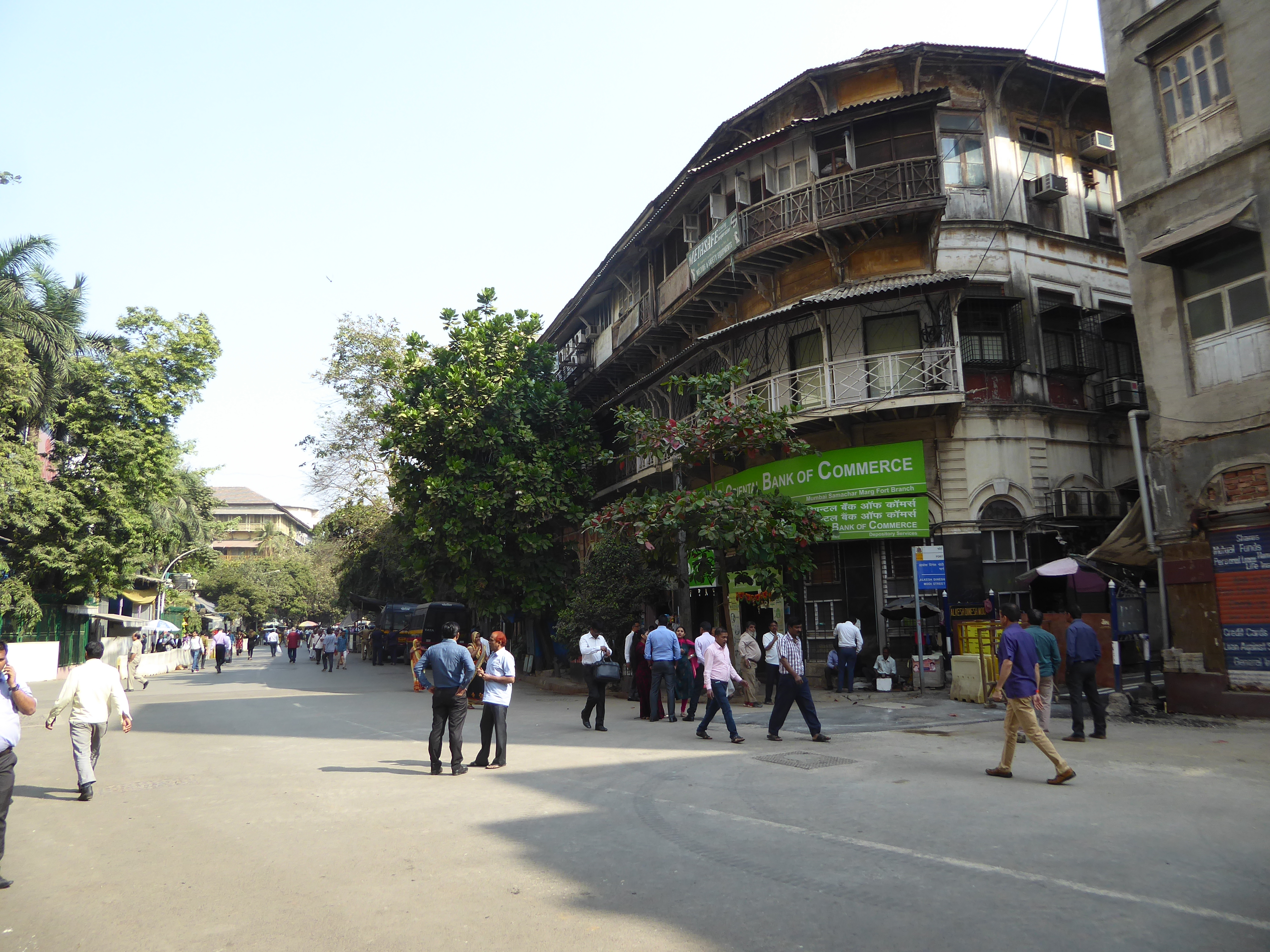 Can you believe it? A pedestrian zone. The sound level just went down 30 decibels.