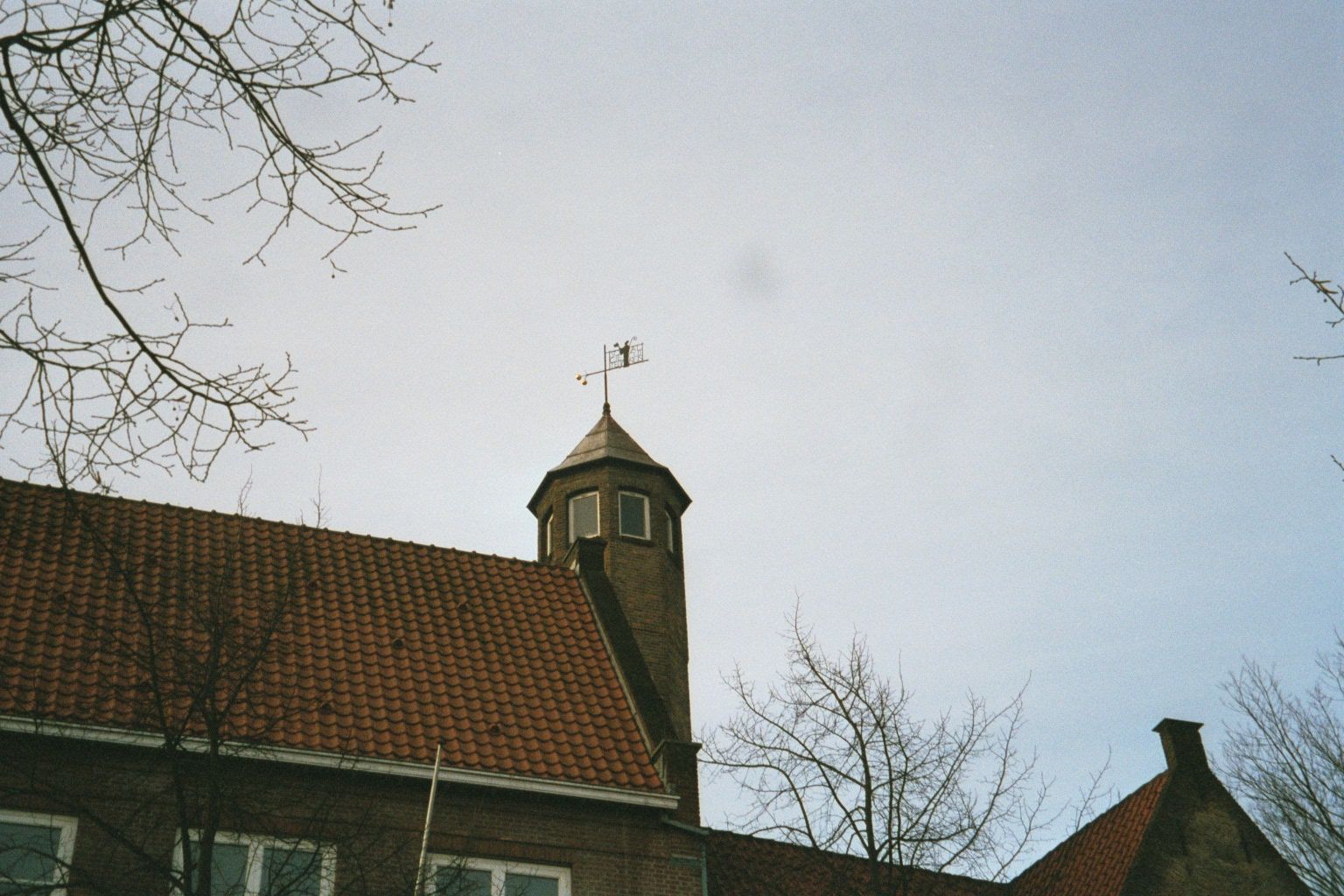 Note the weathervane.