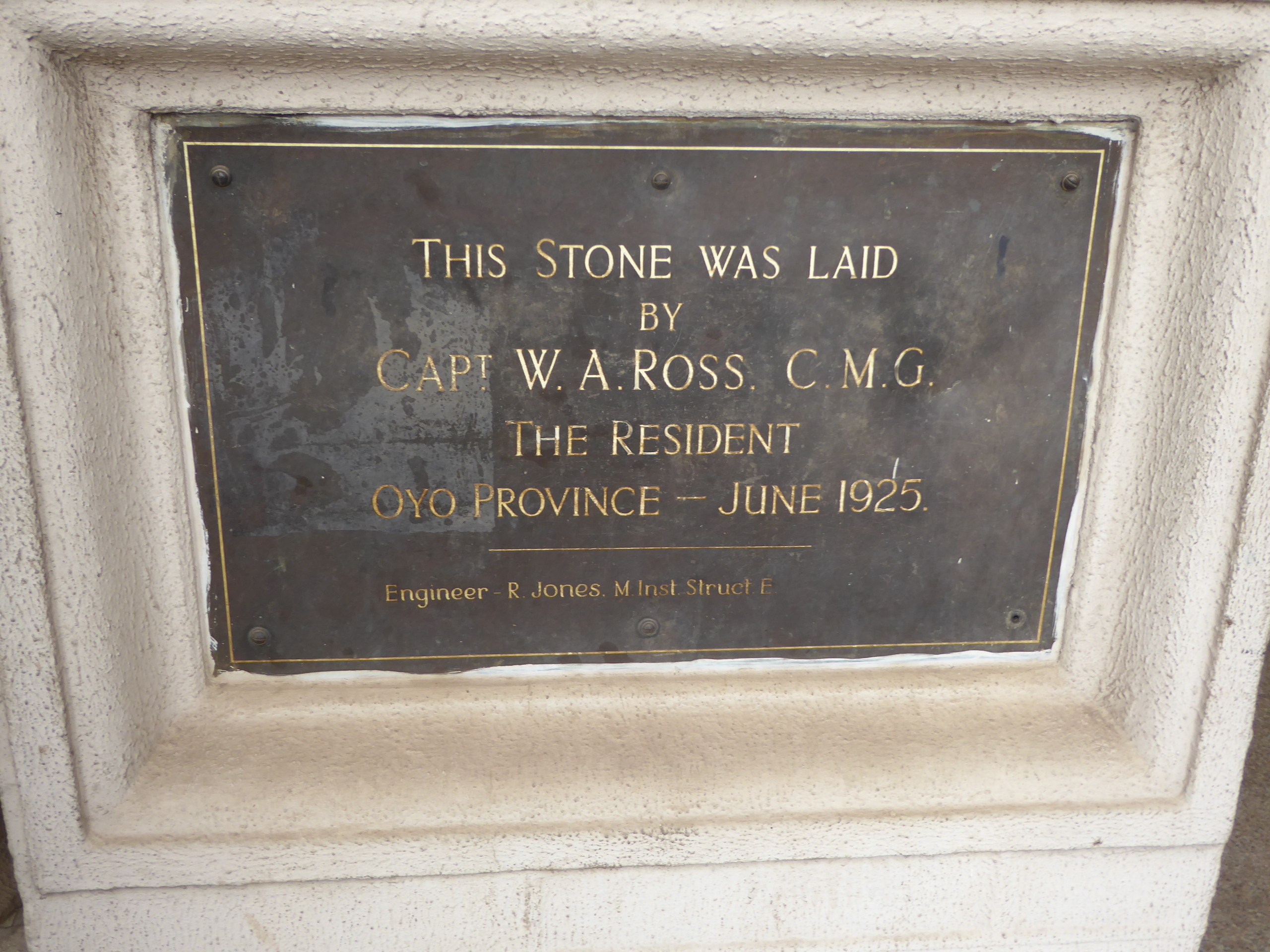 Captain Ross was Resident-in-Perpetuity. OK: not really, but he was Resident from 1906 to 1931, which is almost the same thing. Most of that
