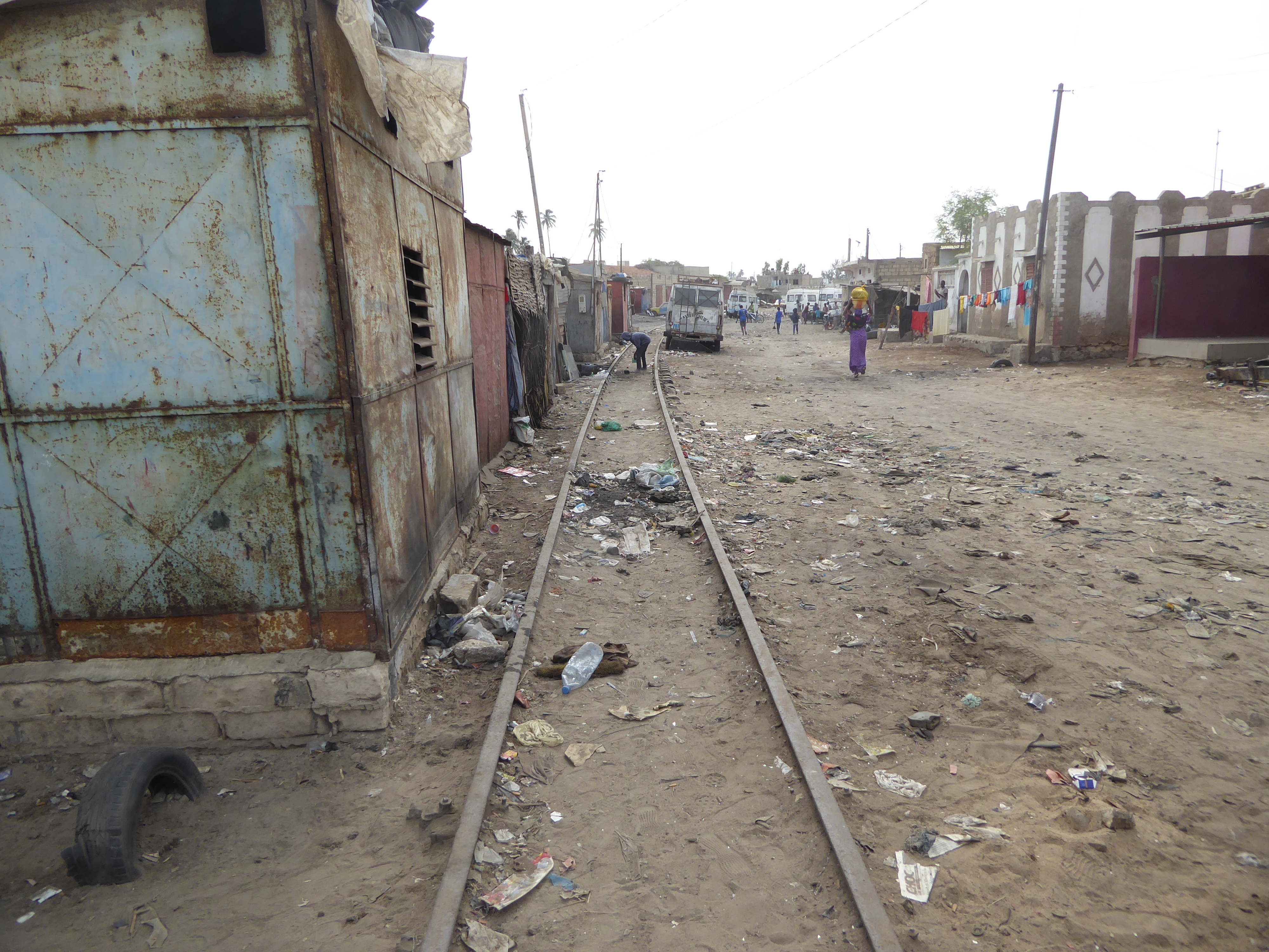 Here's the view toward Dakar, 163 track miles that-a-way.