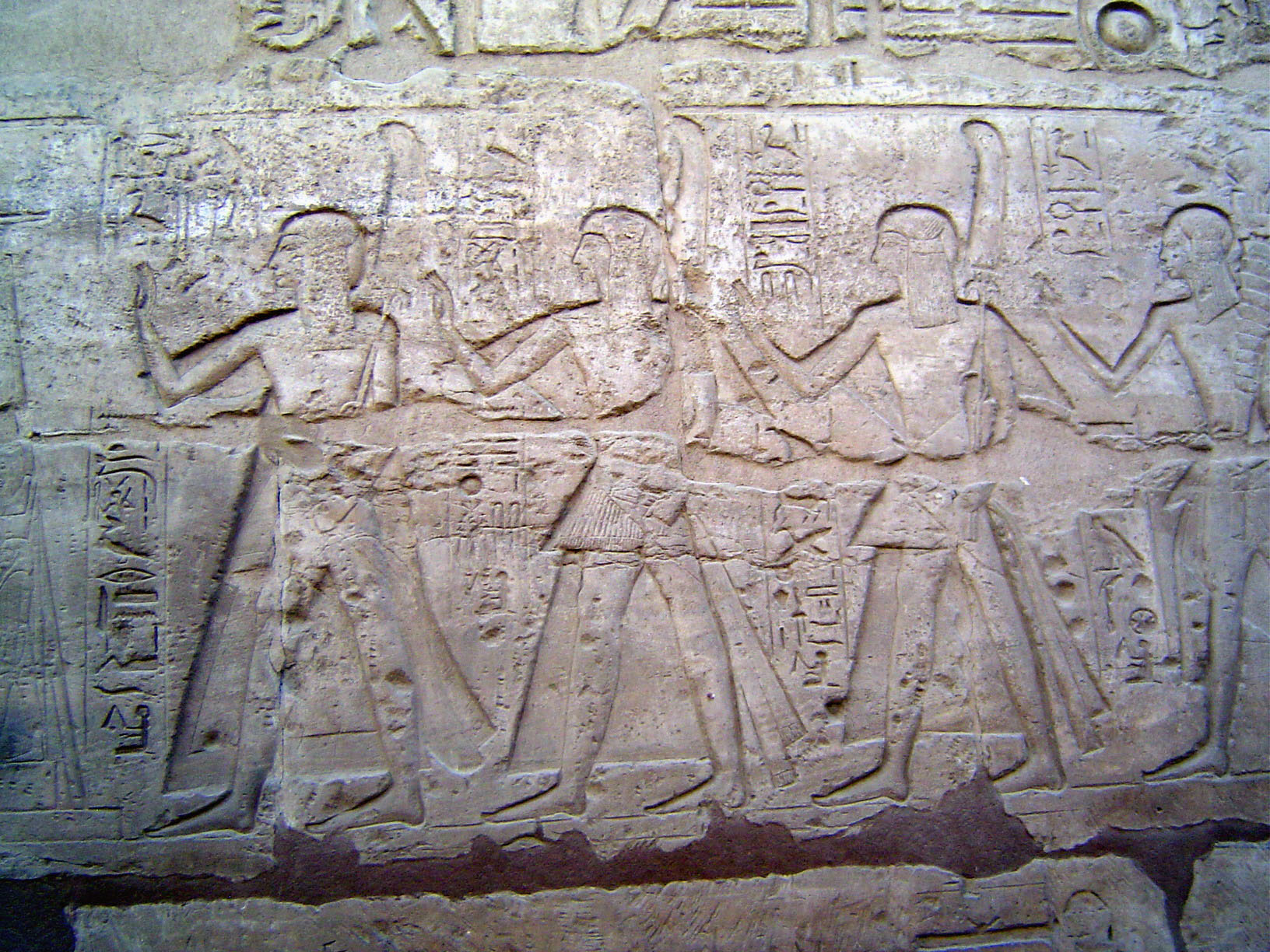 Here the sons of Rameses are named and arrayed in birth order.