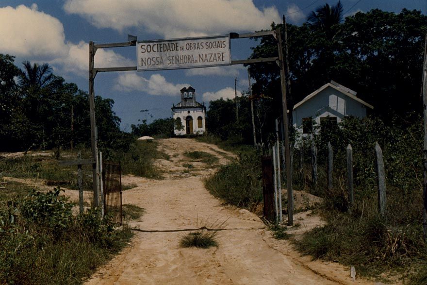 Outside town, social institutions like this school are strained; ecological concerns come a distant second to economic ones.