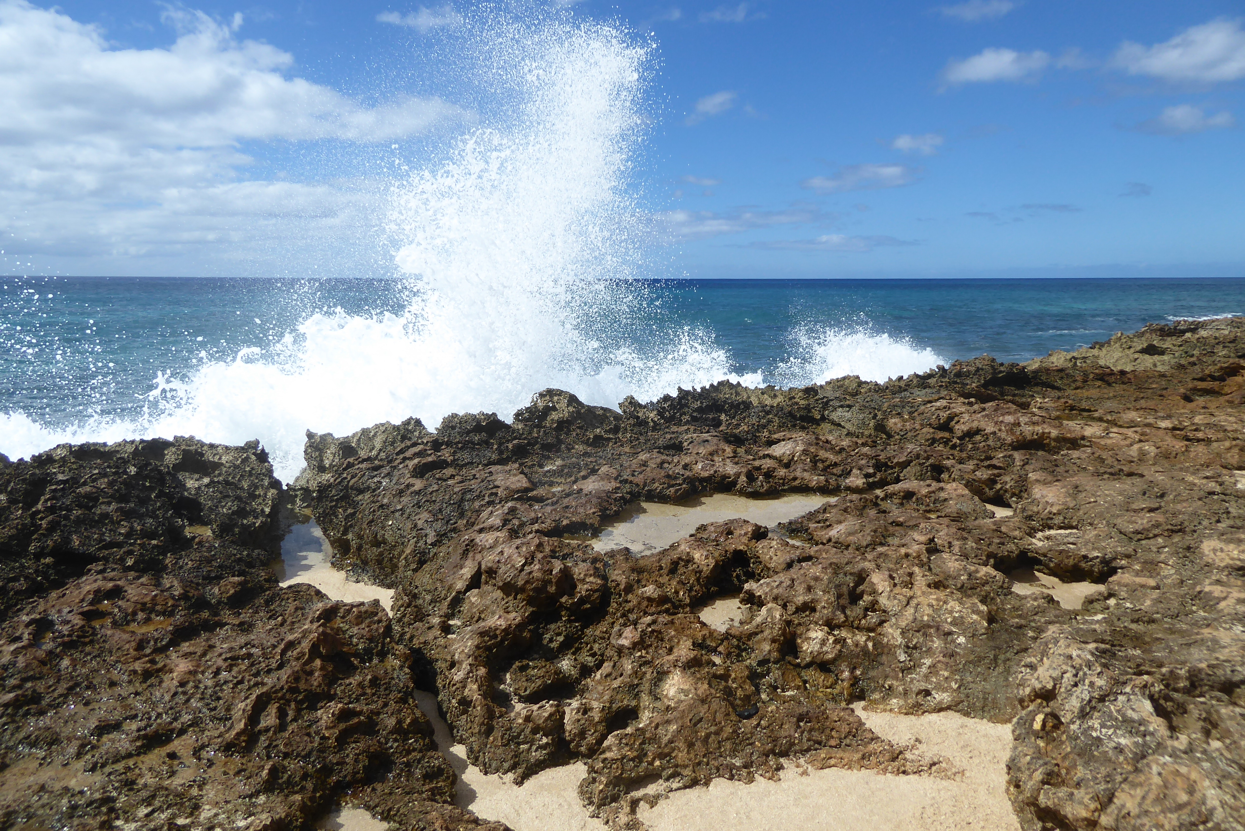 Plenty of surf, but this isn't the place to try it.