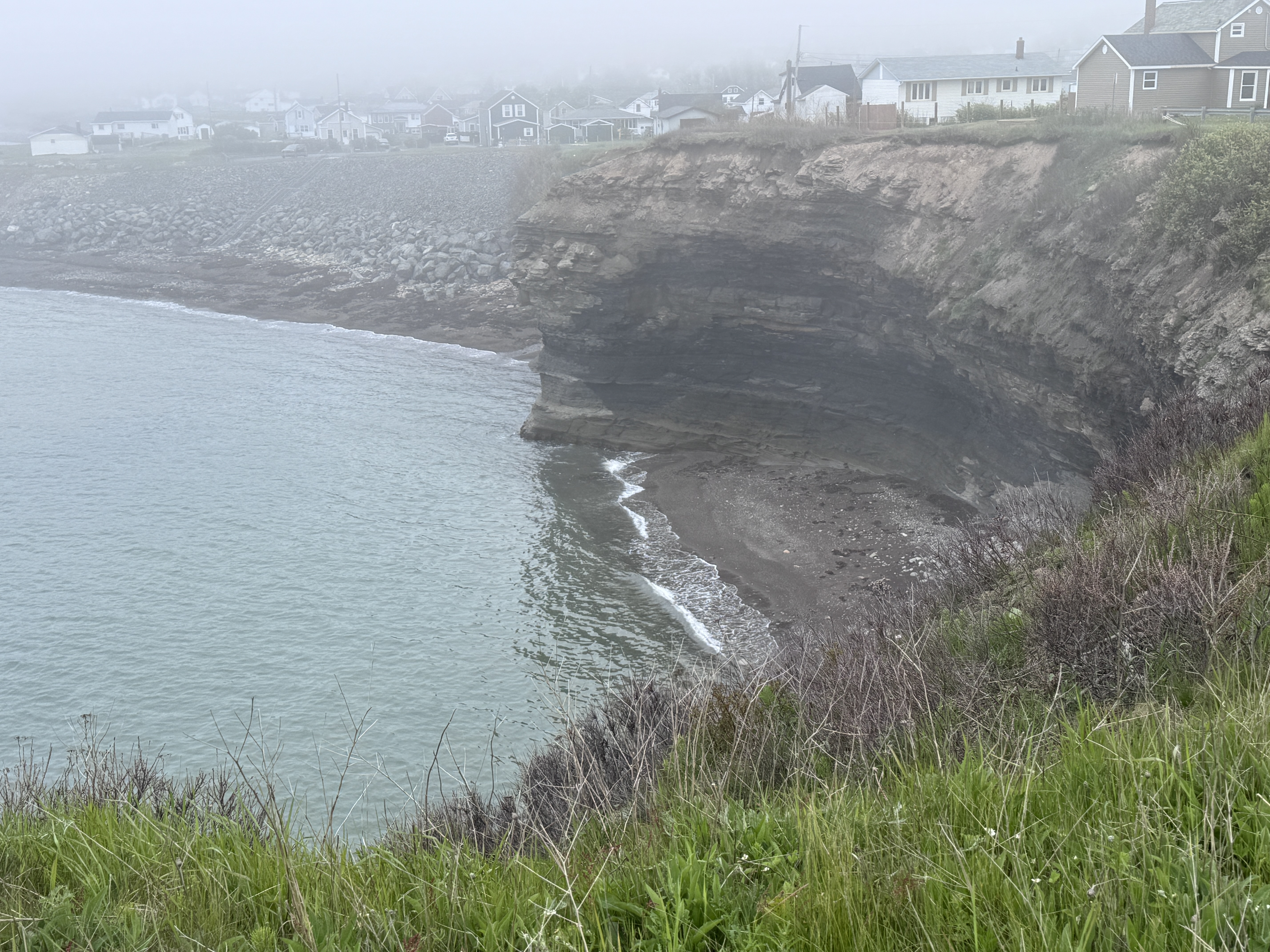 OK, I've jumped to Glace Bay.  Yes, that's Ice Bay, but the French name has stuck, though it's pronounced as if it's English.  And, yes, in