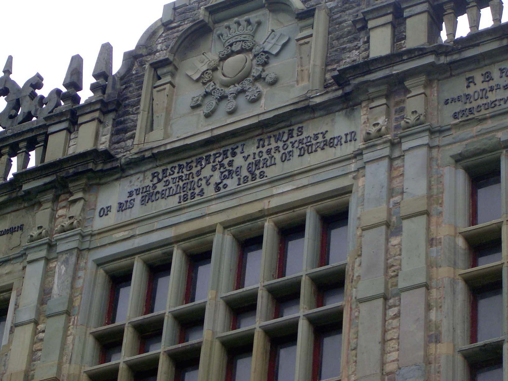 The first resident was the Earl of Dufferin.