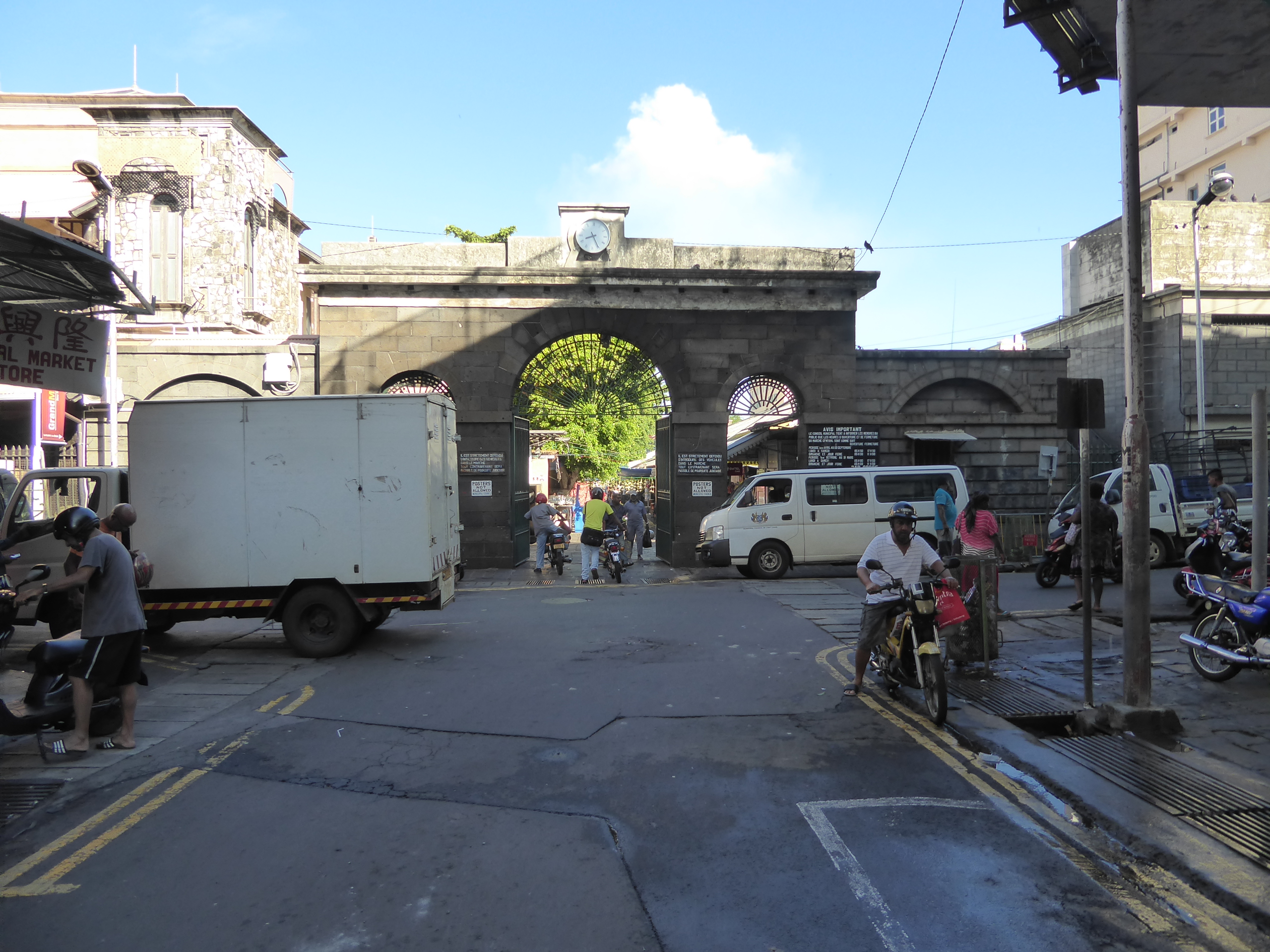 Here's the entrance to what was called the bazaar. It was built in the 1840s by John Augustus Lloyd. Early in his career, he had met and wor