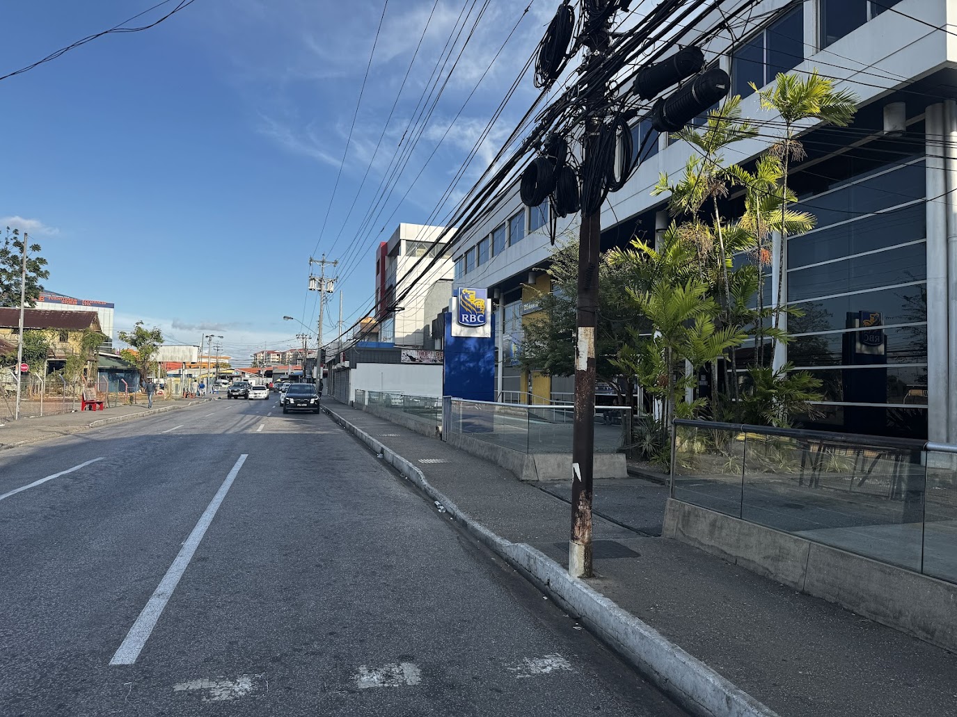 Same street, partly fixed up.