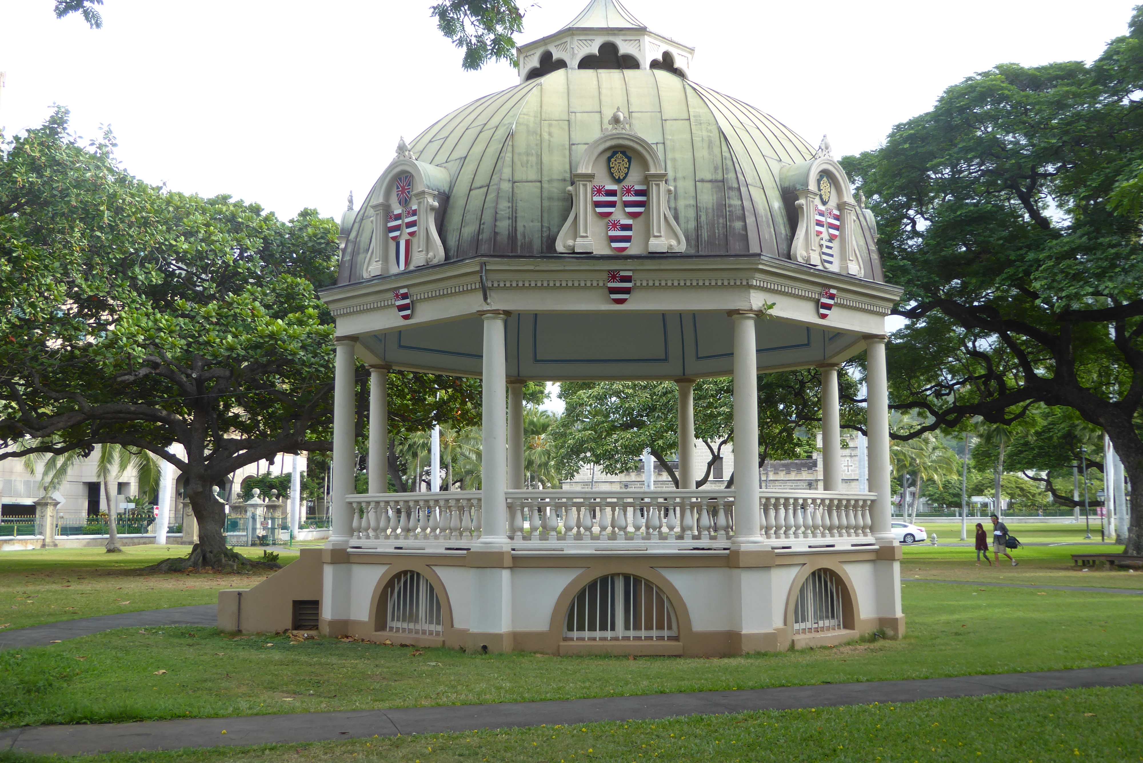 So is the Coronation Pavilion, used now for the inauguration of Hawaii's governors.