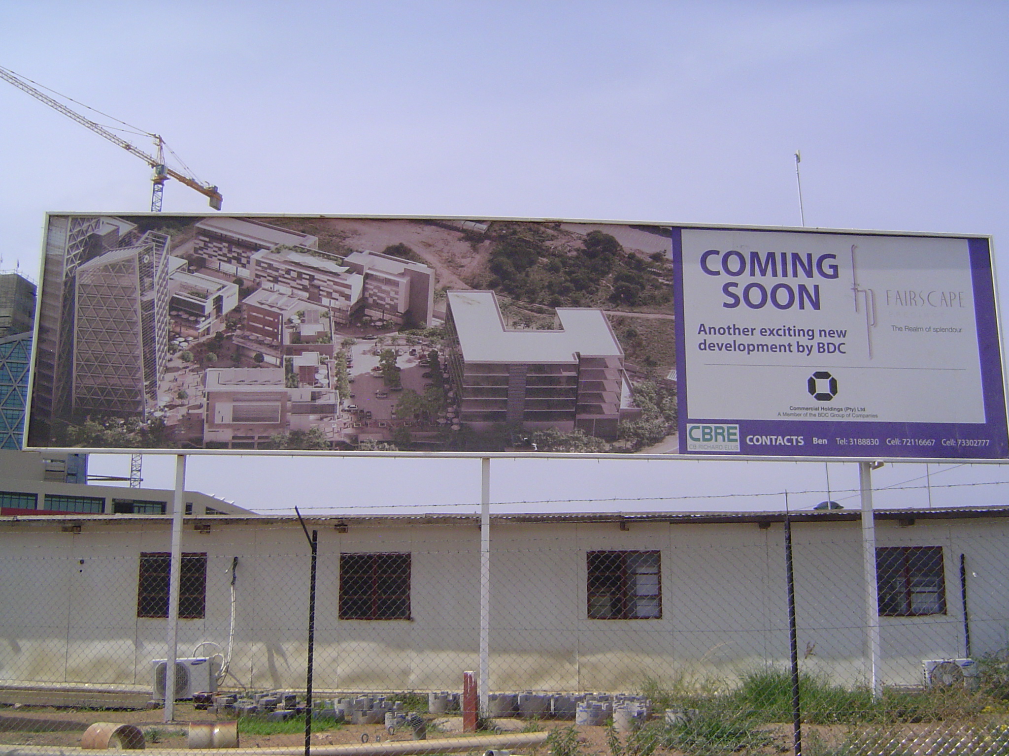 It's part of the Fairscape Precinct.