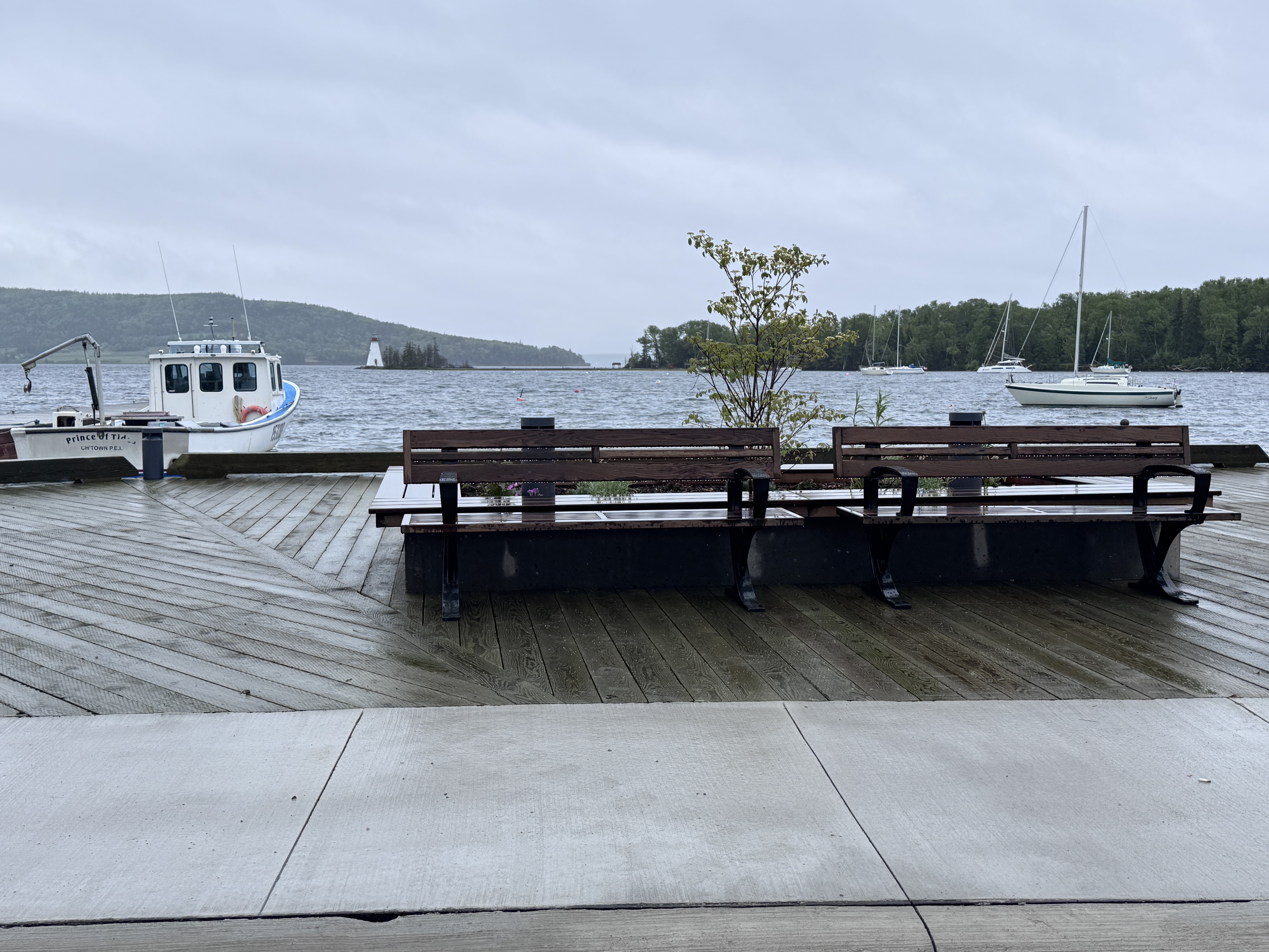 Anyway, Baddeck's a nice place, and Warner's "slender coasting vessel" is still there.