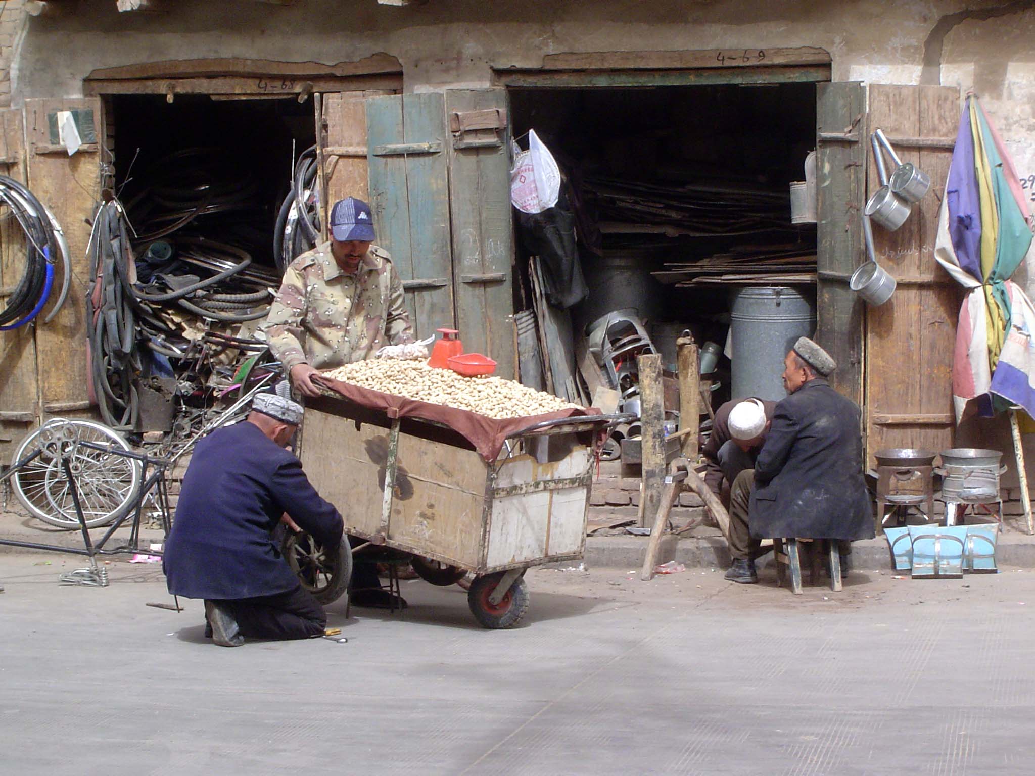 Repair shops.