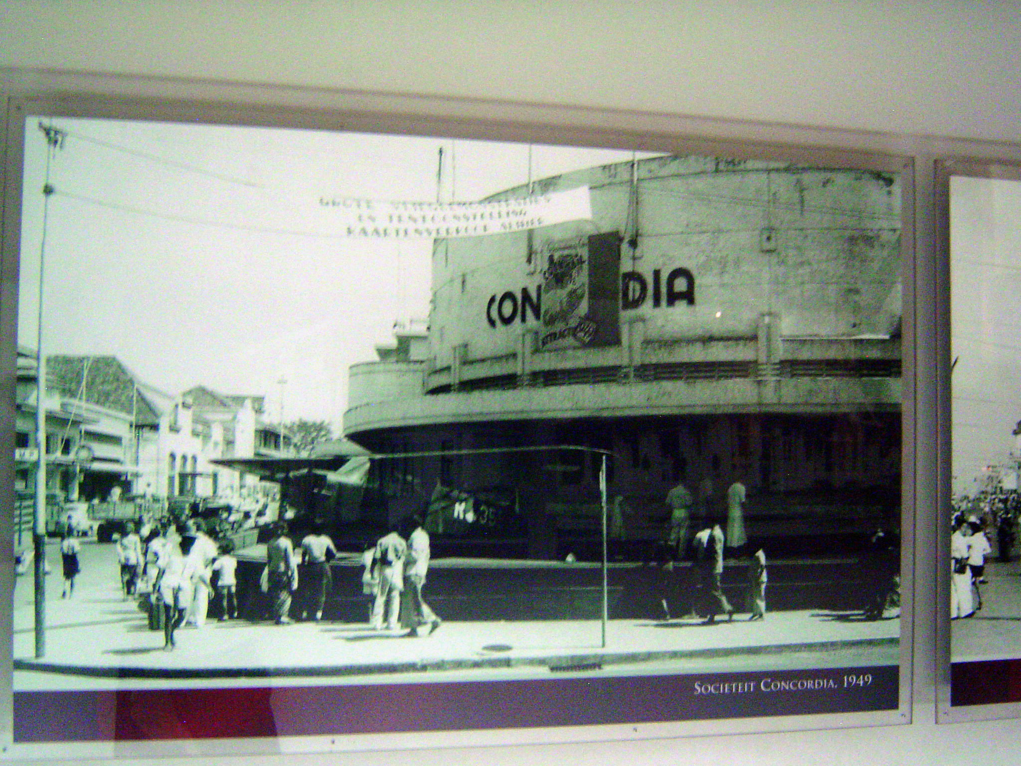 A historic photograph of the club's east wing.