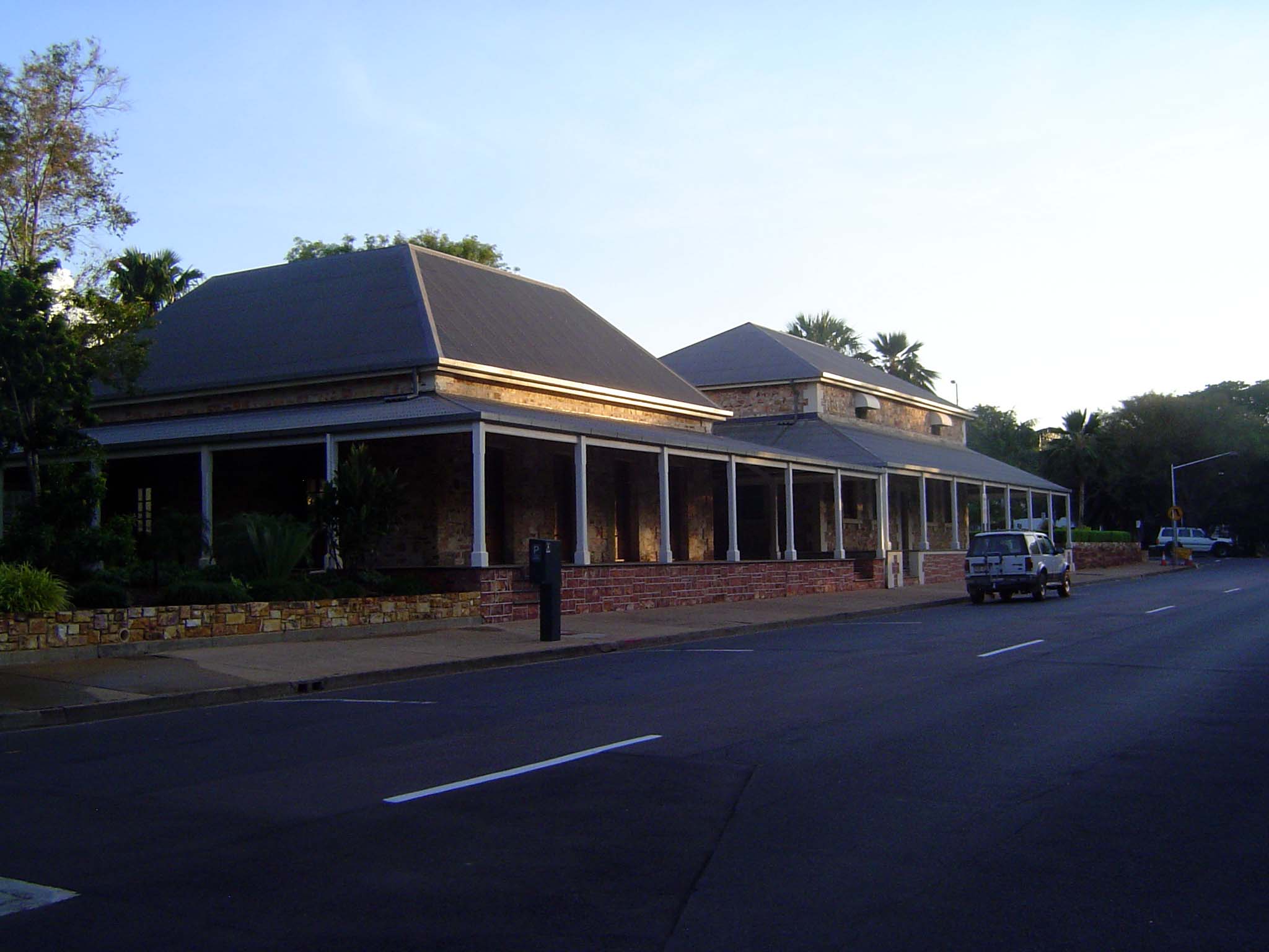 The old courthouse and police station, 1884.