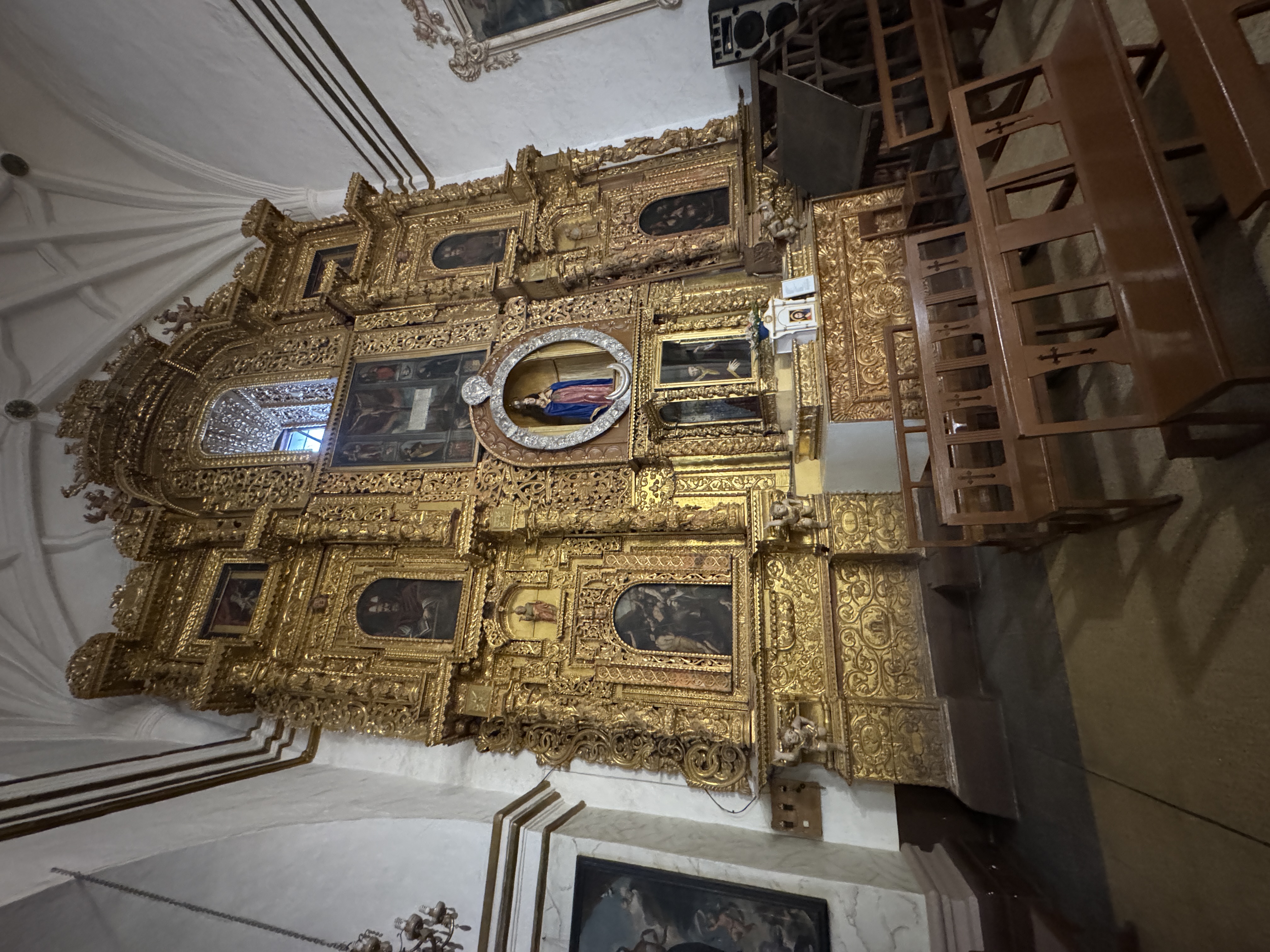Fortunately, the interior has lots of gold.