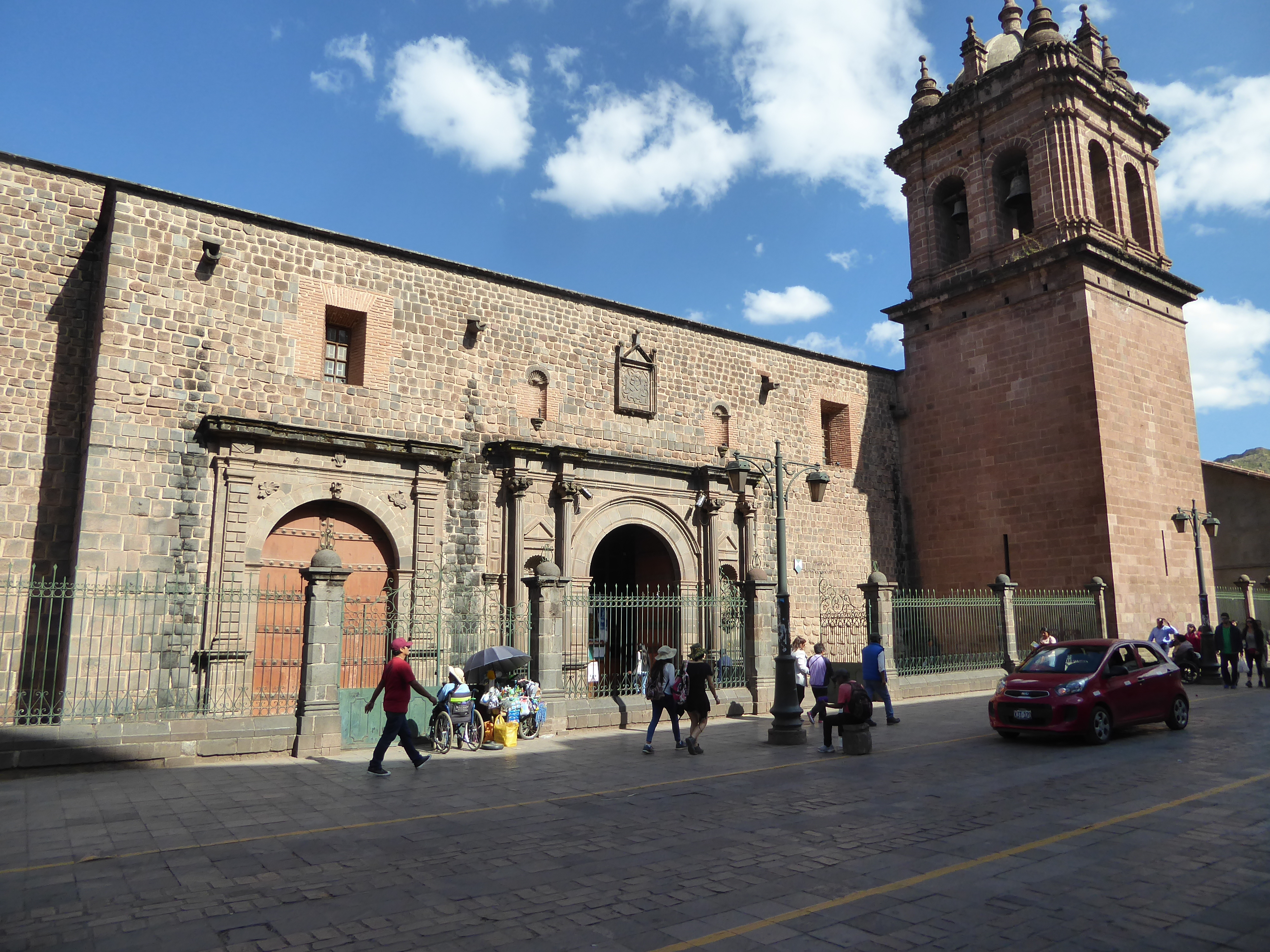 Ditto the Iglesia Santa Clara from 1622 and built stoutly enough to have survived the quake of 1650. The tower's a later addition.