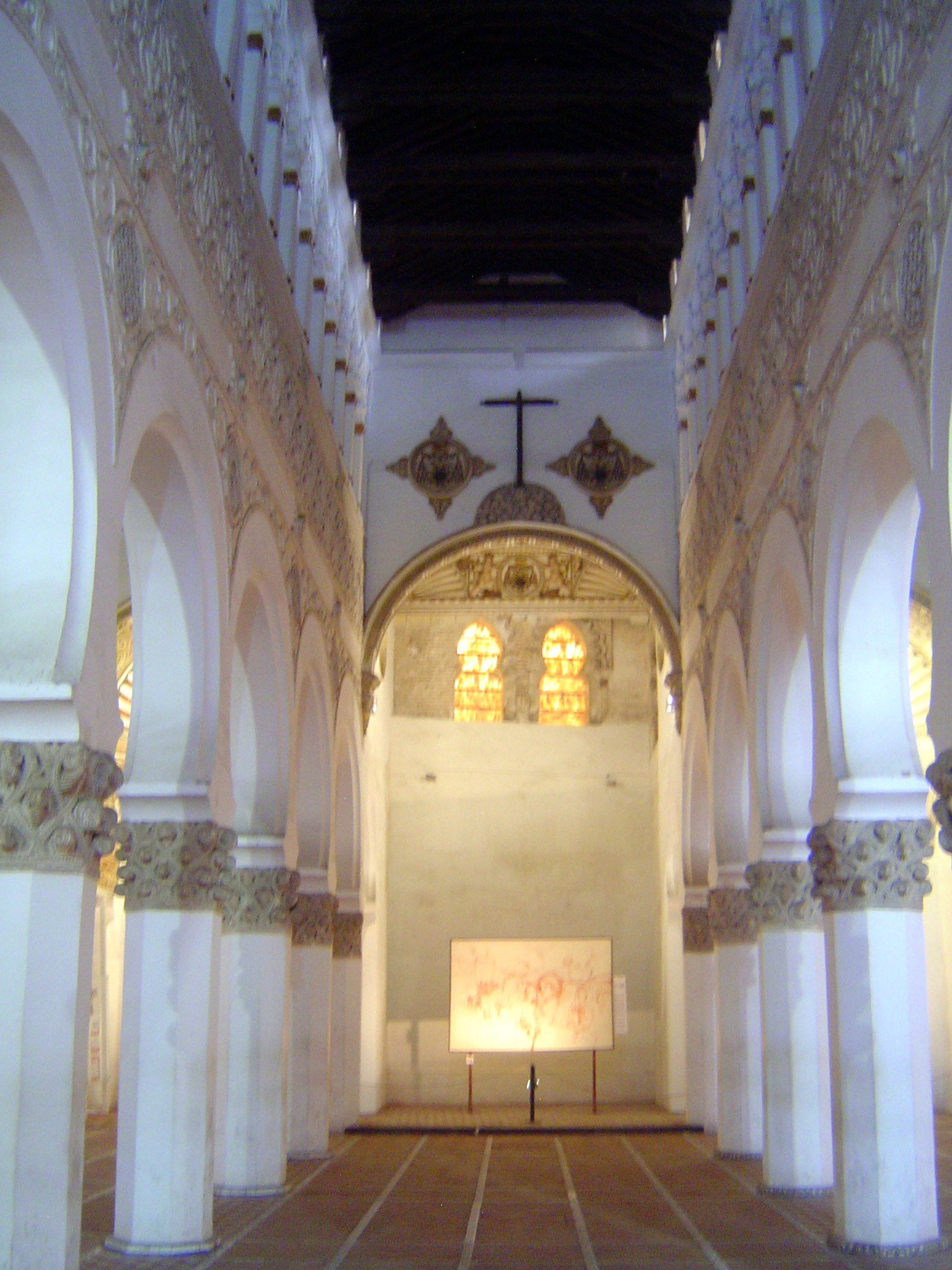 Which makes the interior all the more a surprise. It dates from about 1200 and is clearly in the Mudéjar tradition.