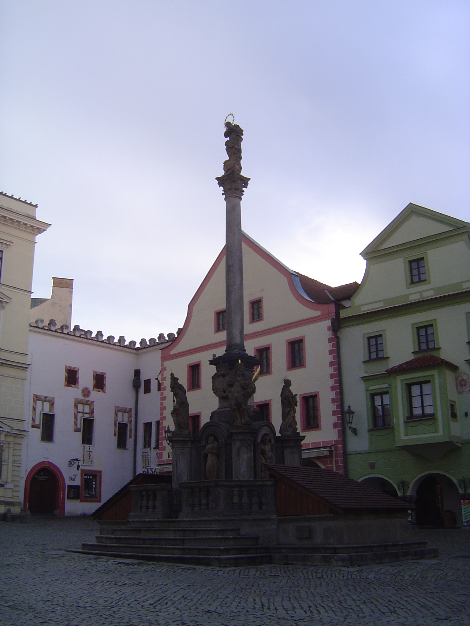 The plague column.