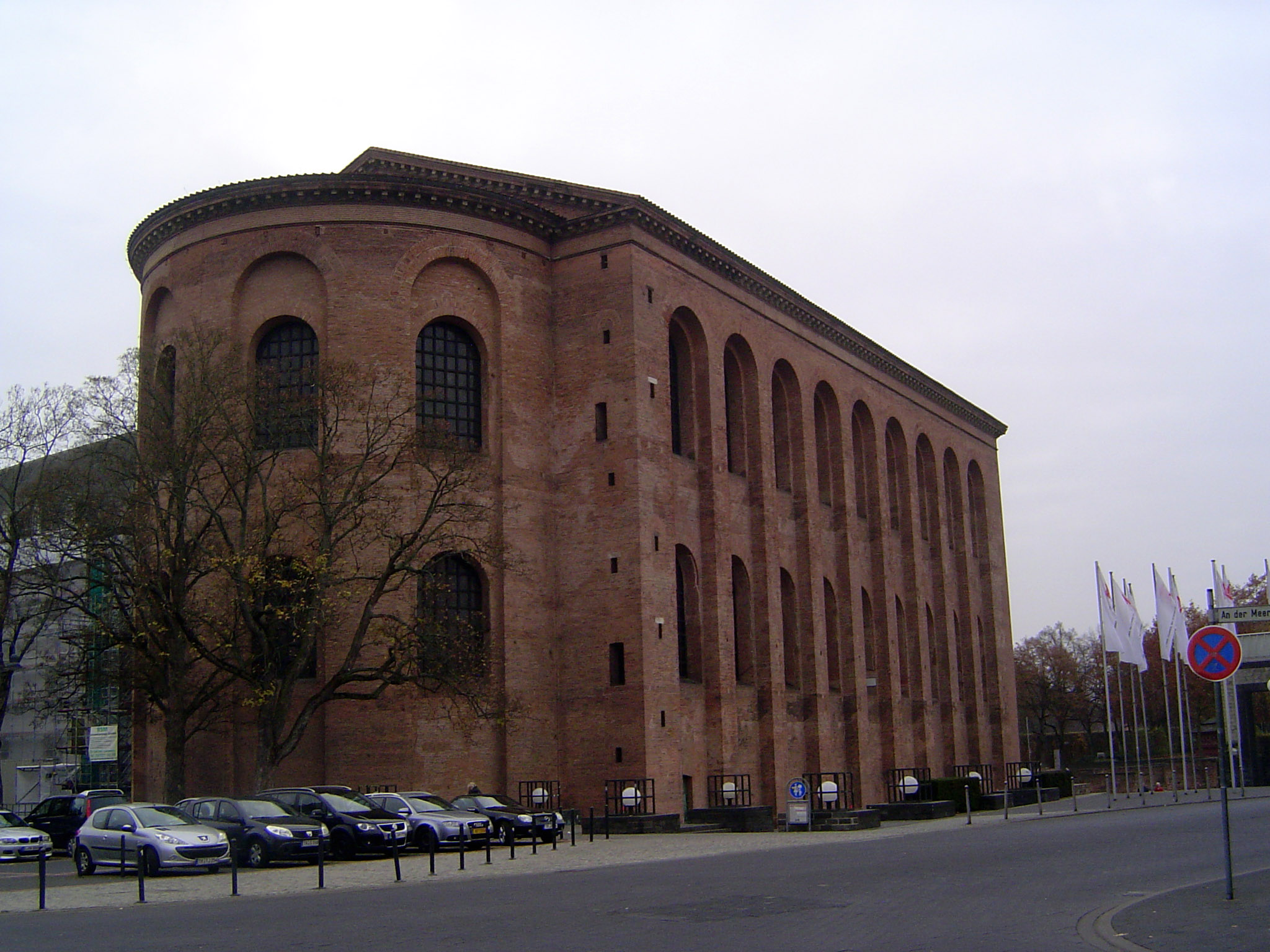 Here is perhaps the city's most extraordinary building, now a church but originally a basilica begun by Constantine and completed by Gratius