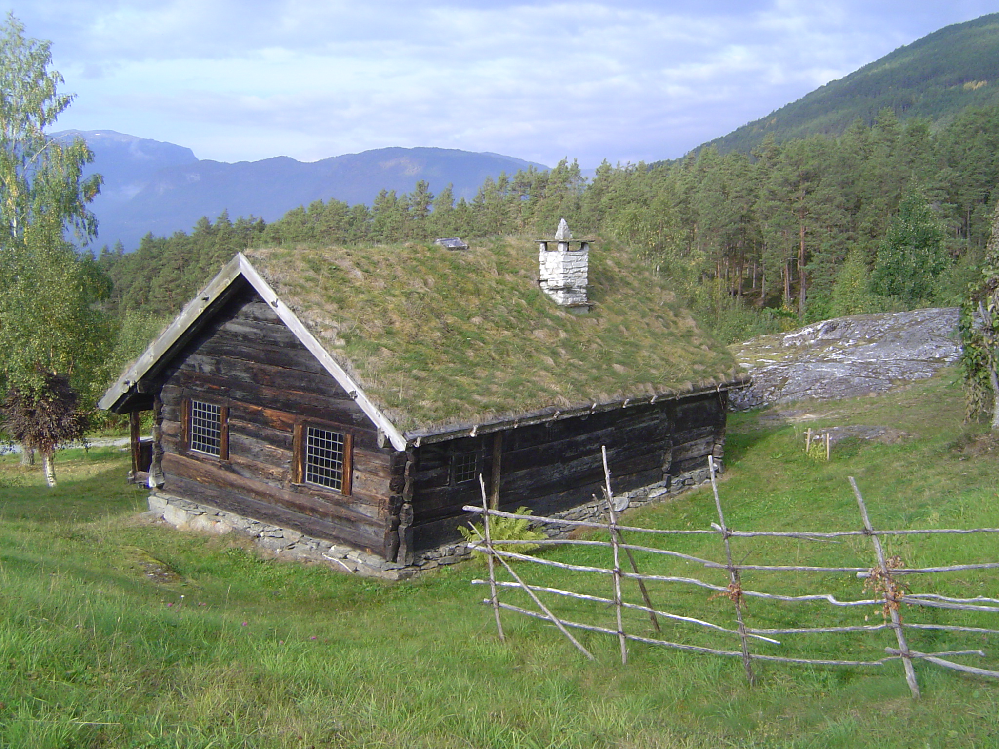 The Heibergske Samlinger, near Sogndal, is a museum of traditional Norwegian architecture. We'll spend some time looking at the "haves" and