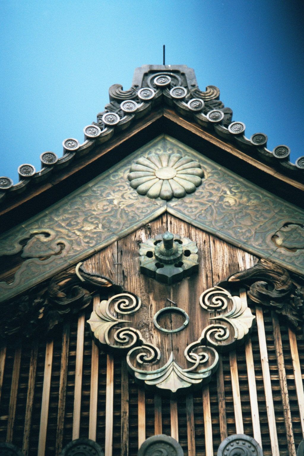 Gable of third building, the reception room ohiroma.