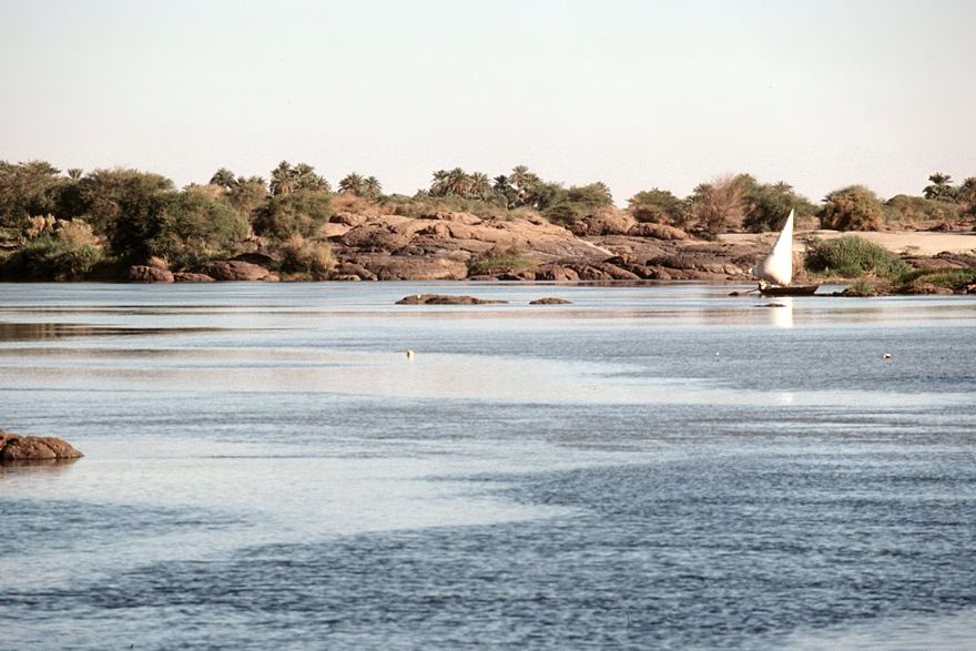 The flight from Cairo to Khartoum takes two hours. Amazing how much you miss when you travel that way.