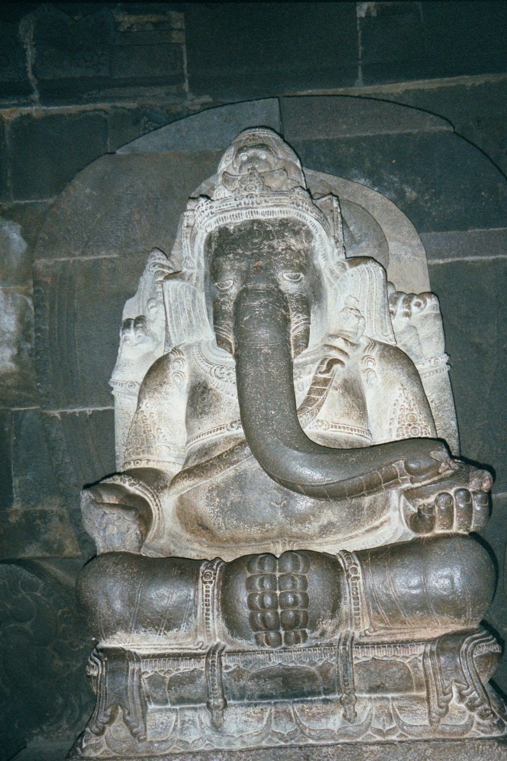 On the western side, their son Ganesh.