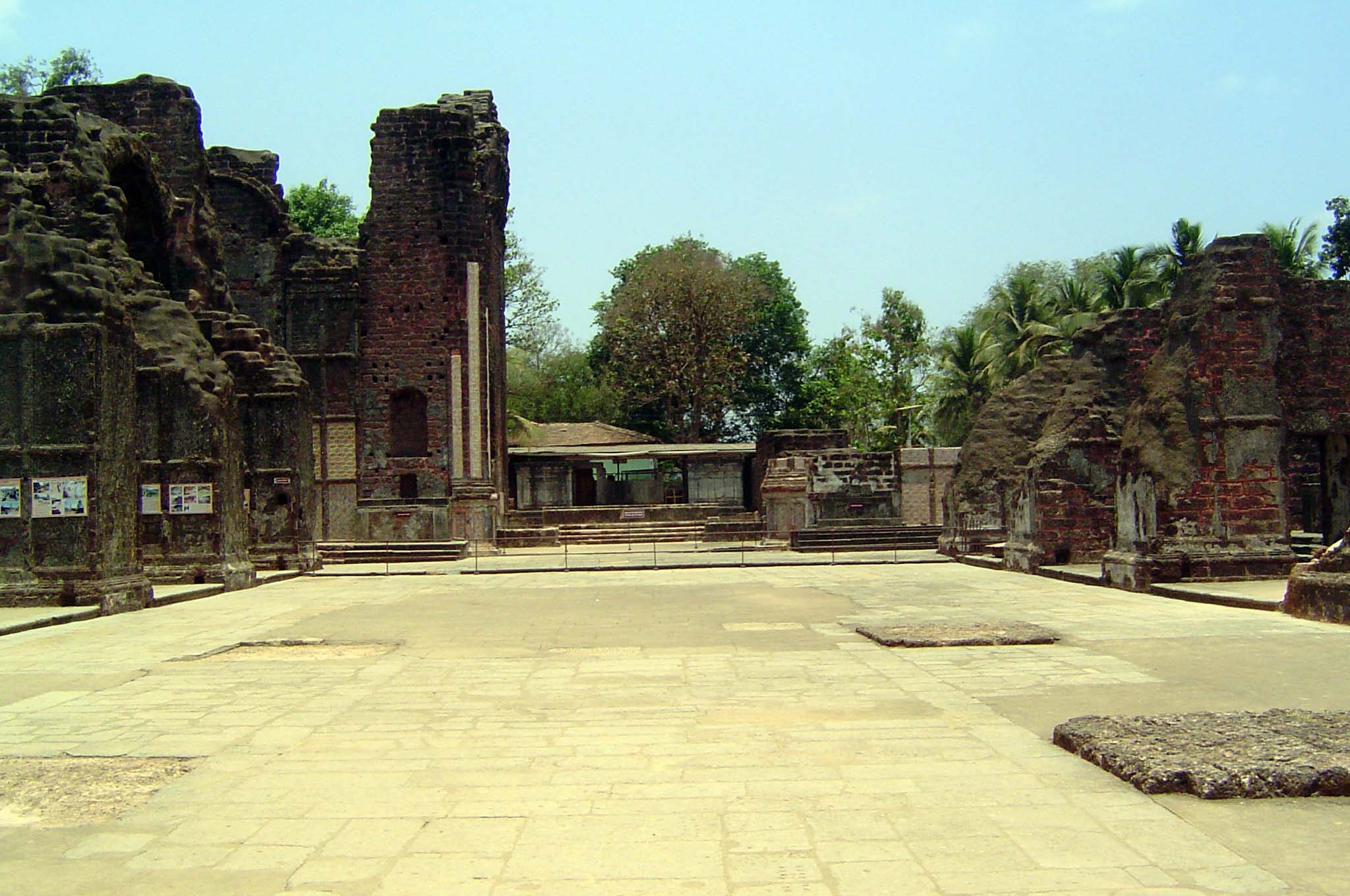 Floor of the church.