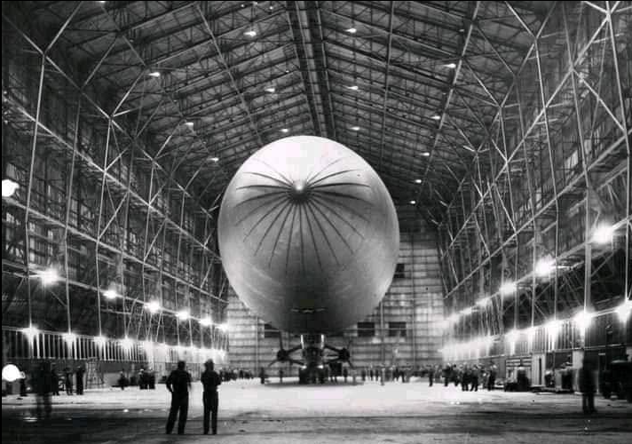 The glory days, when Carlsen Field had a hangar protecting blimps looking for German submarines.

https://www.facebook.com/photo/?fbid=61355