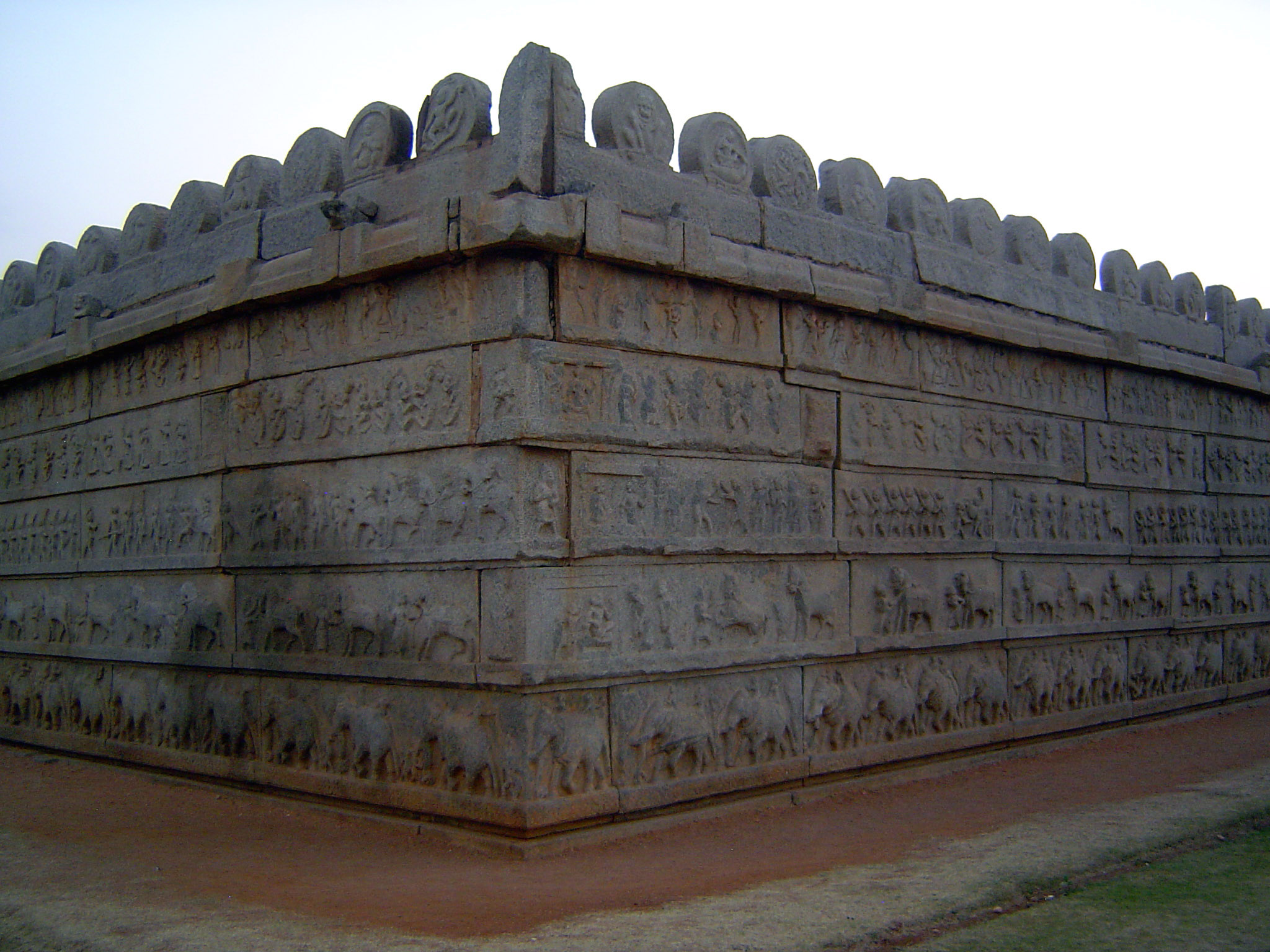 The temple within, dedicated to Ramachandra, was probably the chapel of the king and his family. Seeking greater legitimacy than Virupaksha
